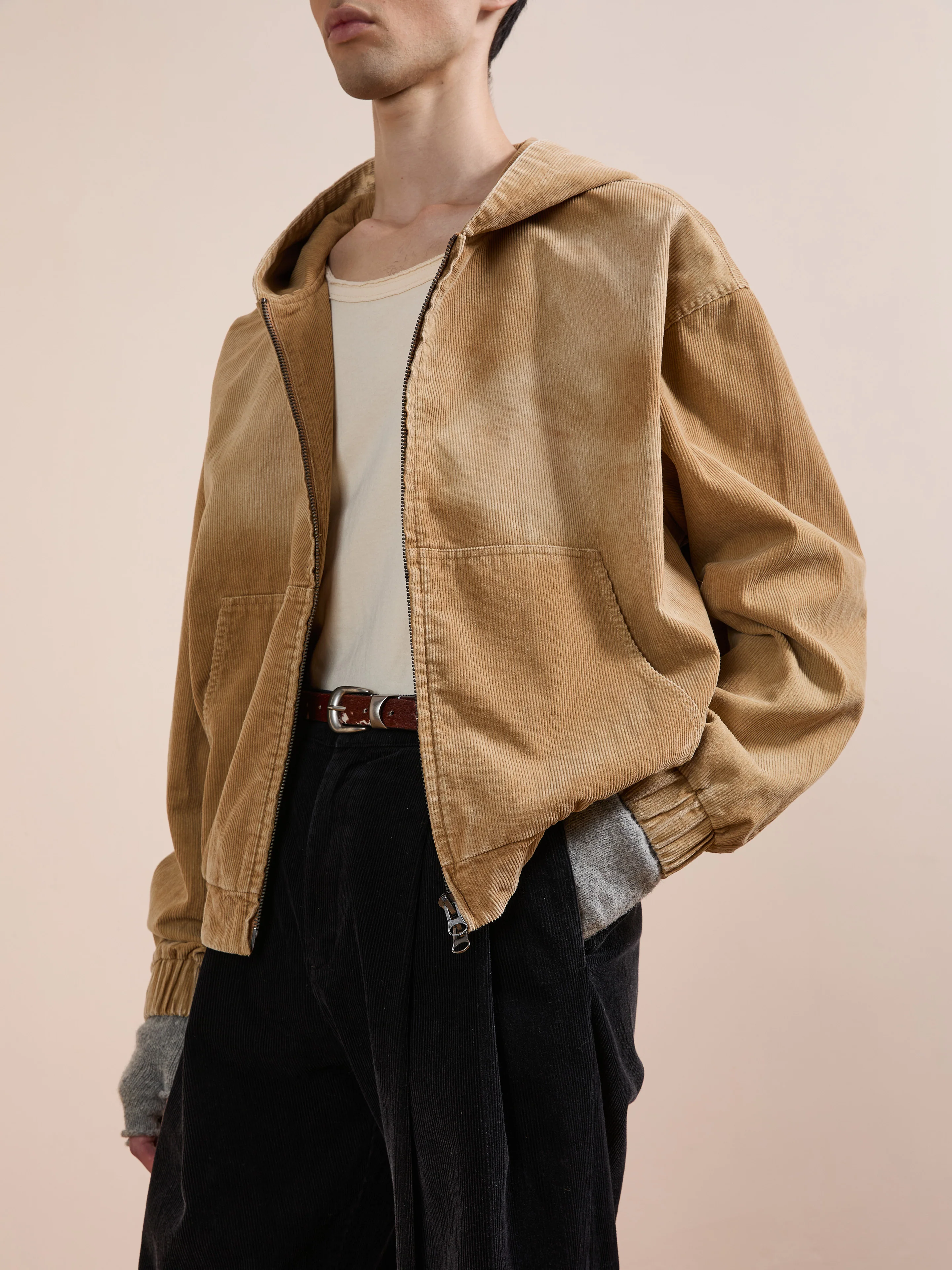 Corduroy Zip Up Hoodie - Image 2