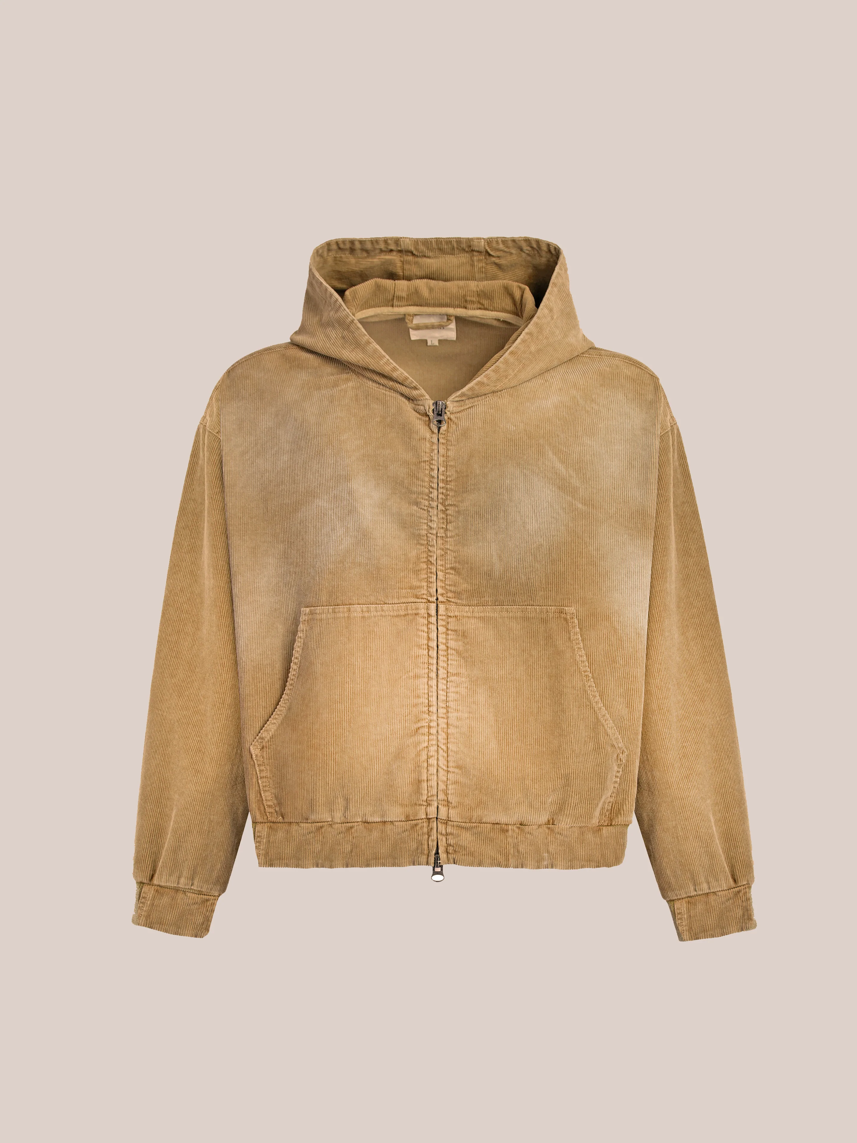 Corduroy Zip Up Hoodie - Image 4