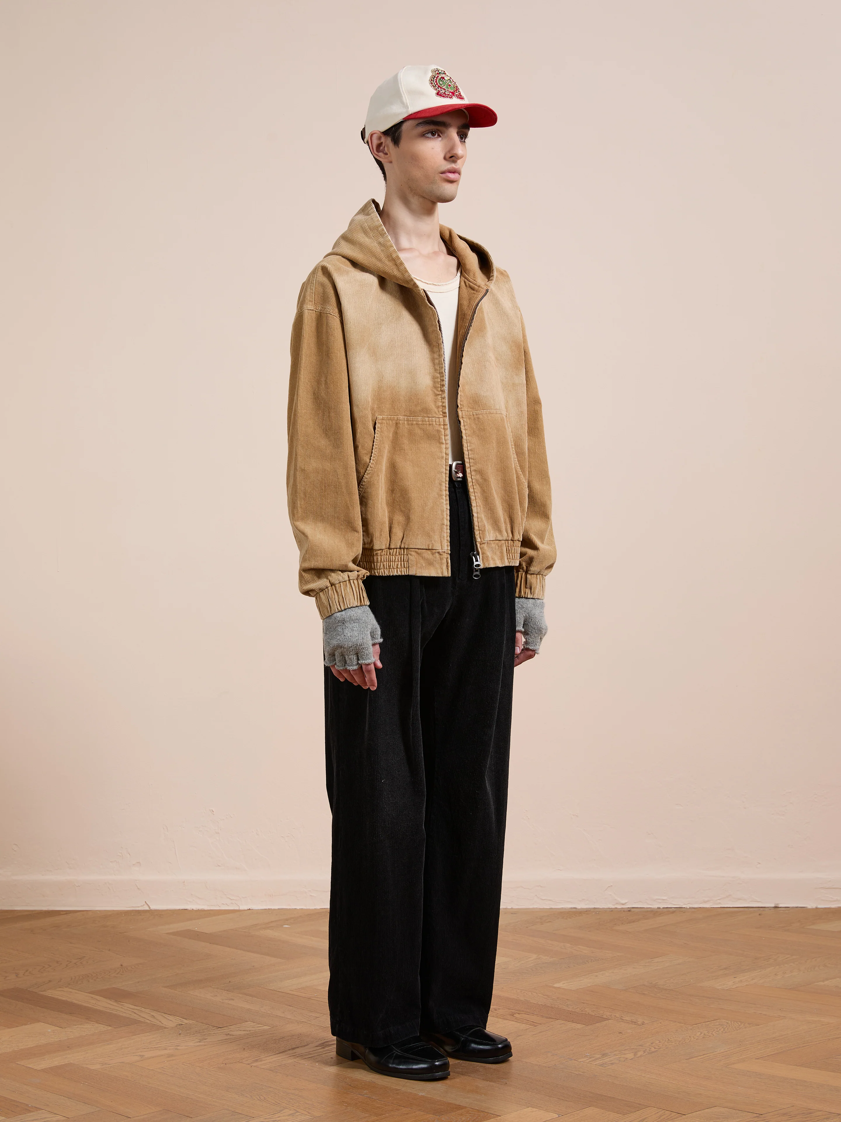 Corduroy Zip Up Hoodie - Image 5