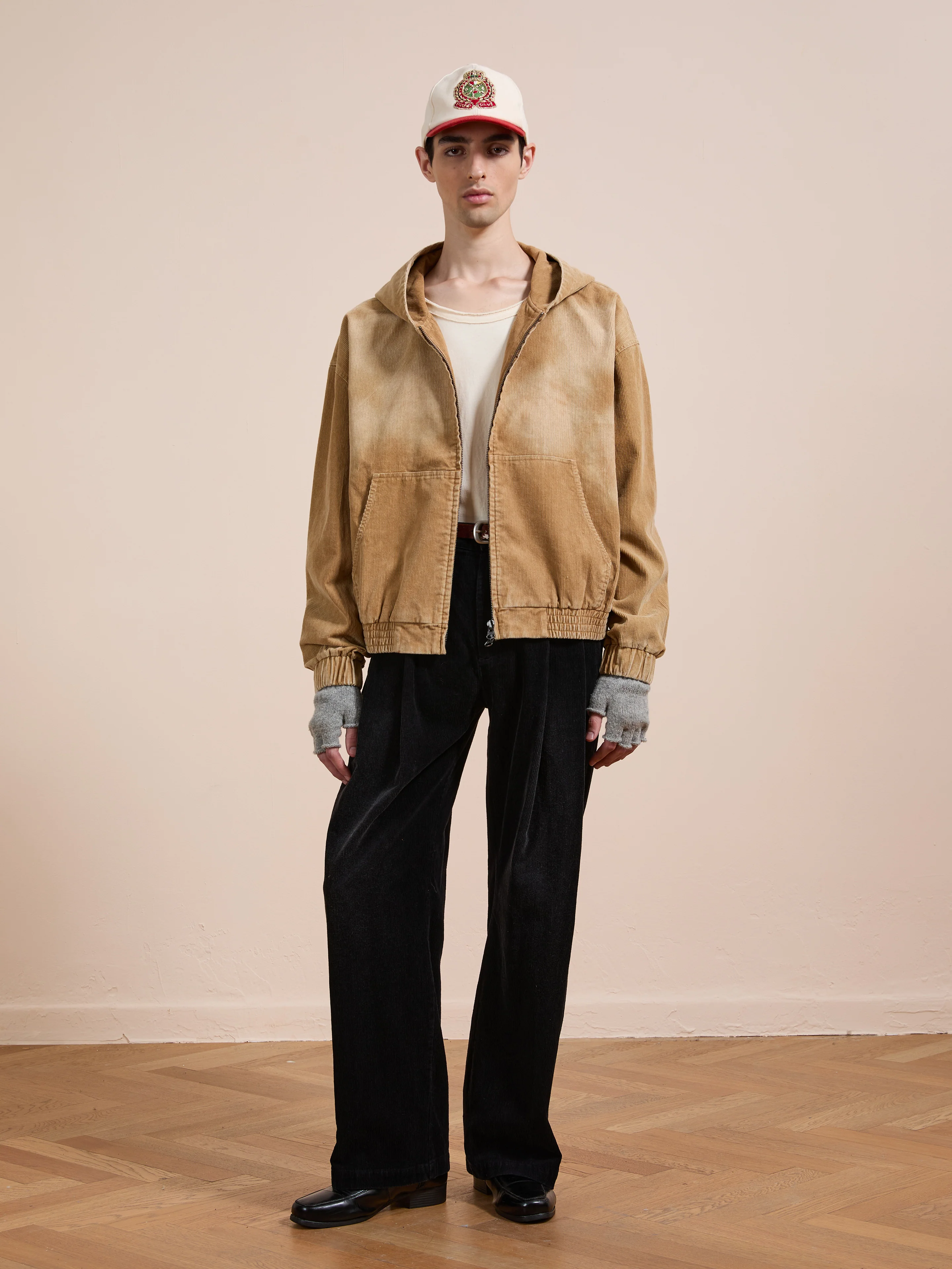 Corduroy Zip Up Hoodie - Image 7