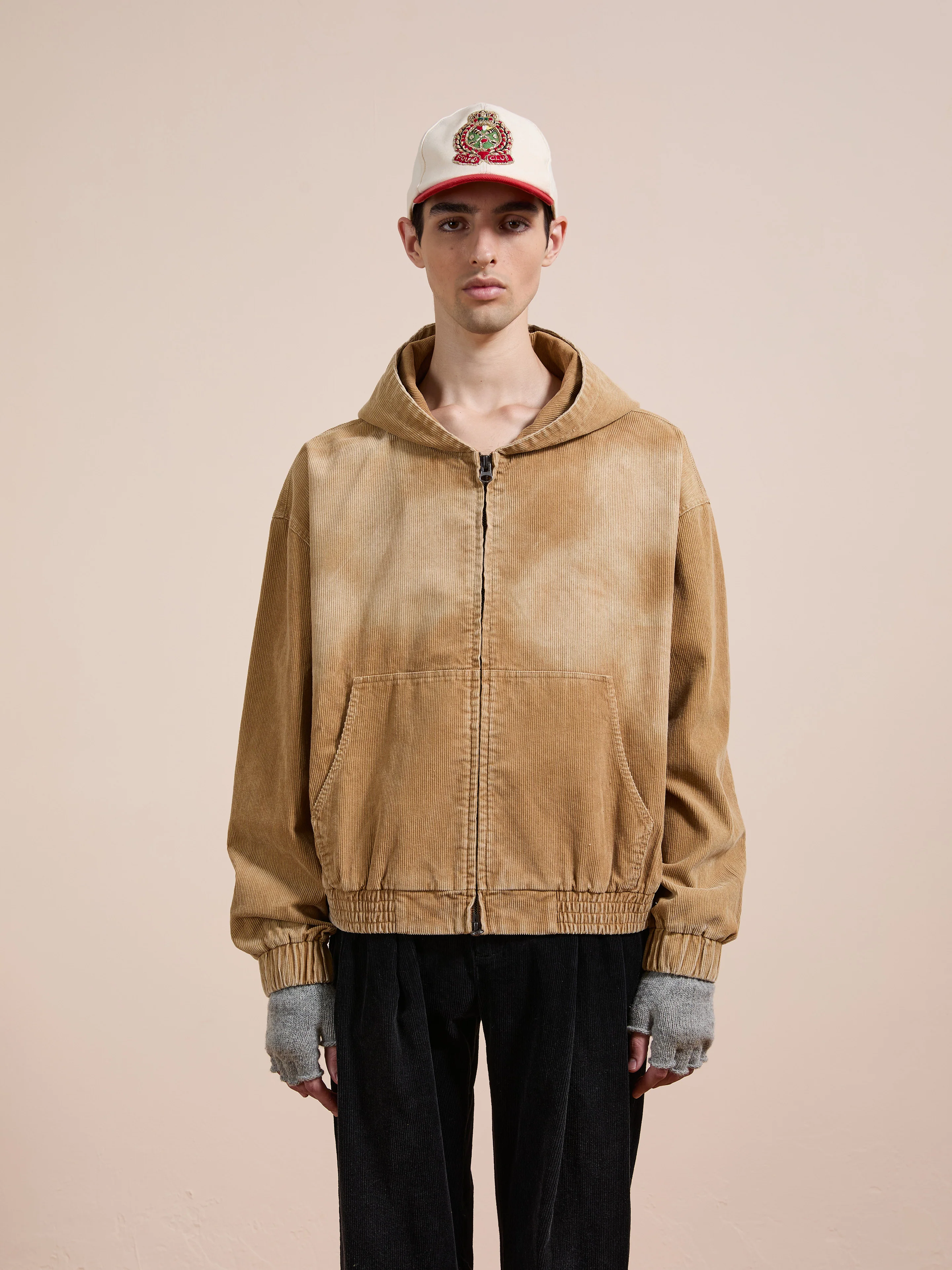 Corduroy Zip Up Hoodie - Image 9