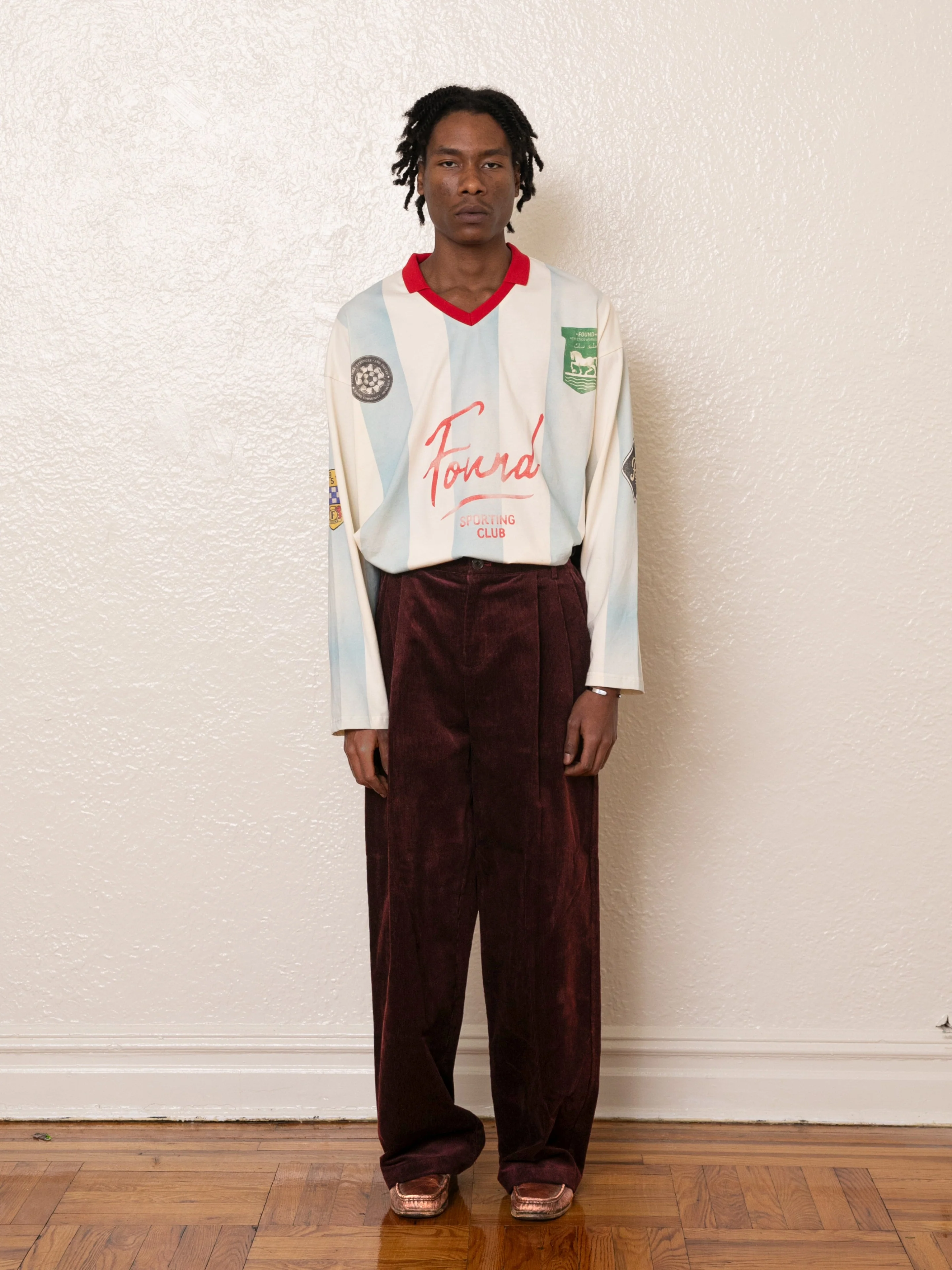 Corduroy Pleated Trouser - Image 2