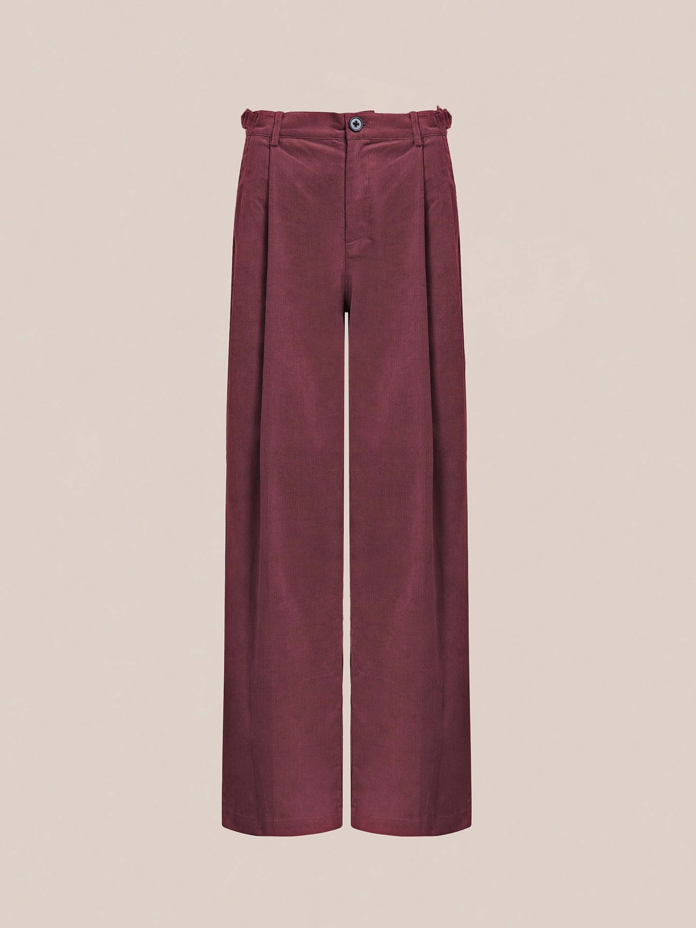 Corduroy Pleated Trouser - Image 4