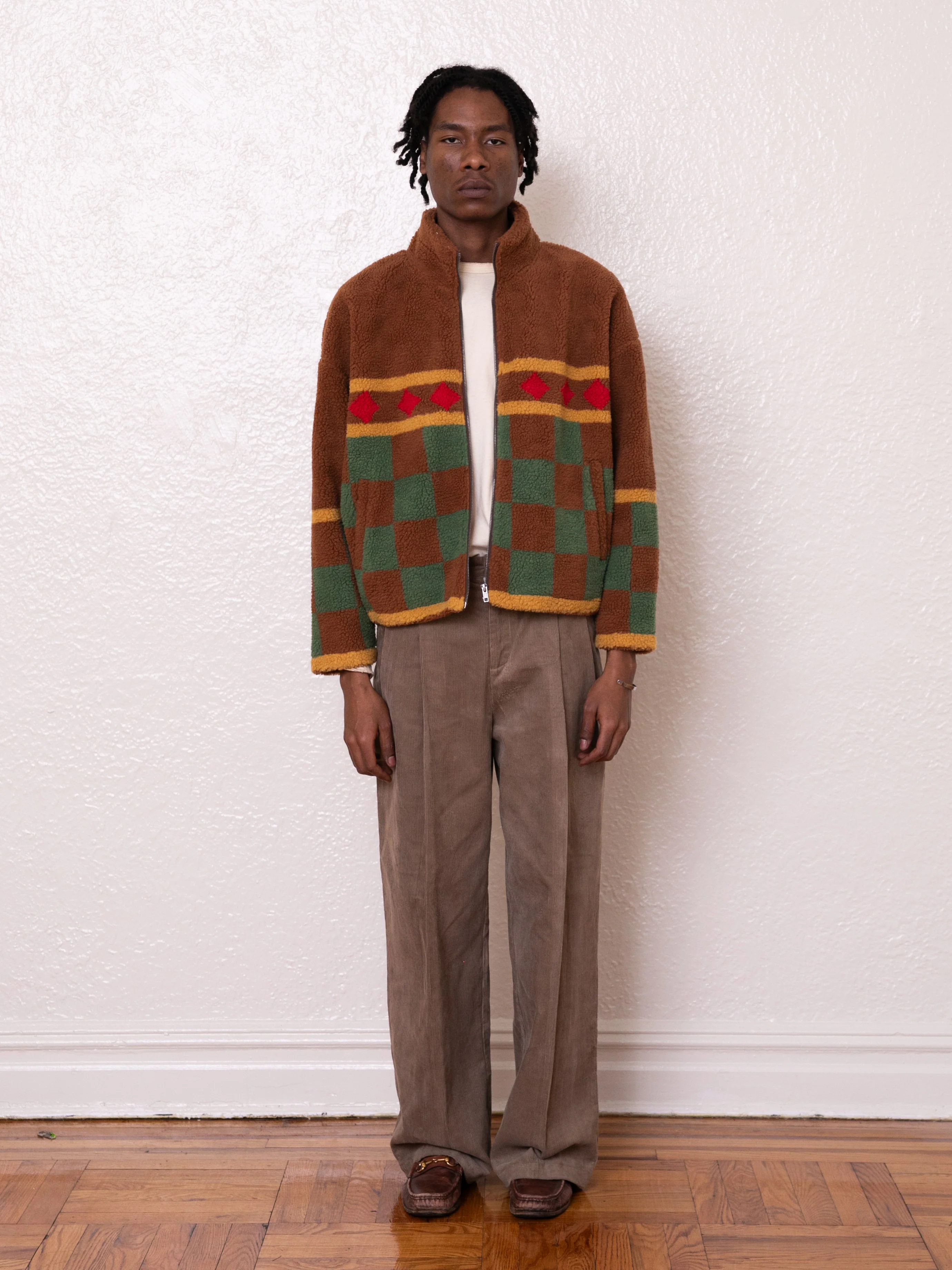 Corduroy Pleated Trousers - Image 10
