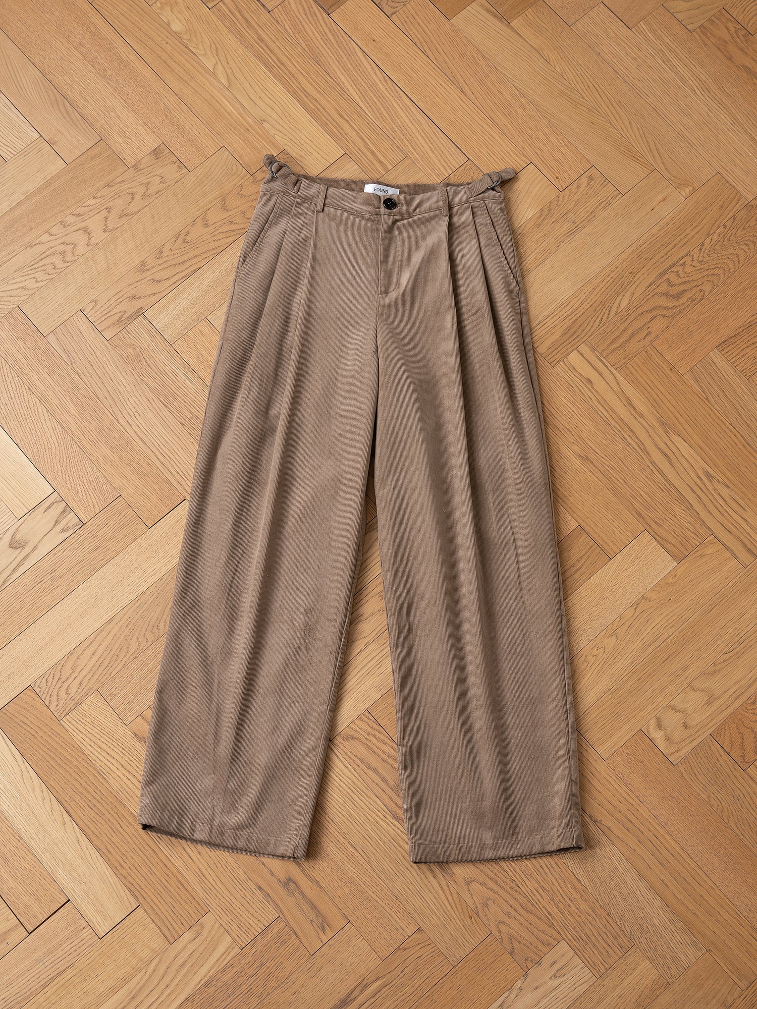 Corduroy Pleated Trousers - Image 12