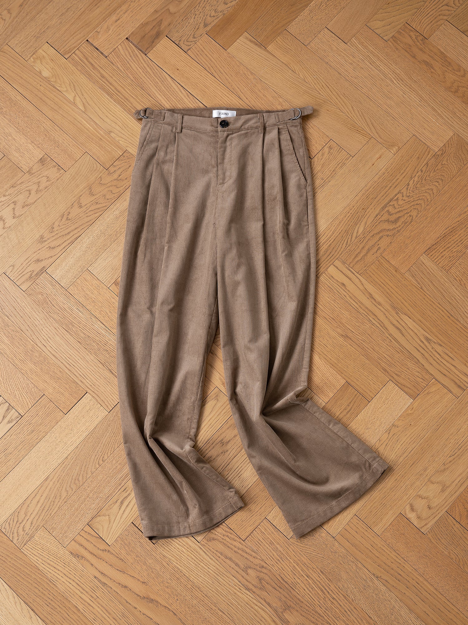 Corduroy Pleated Trousers - Image 13