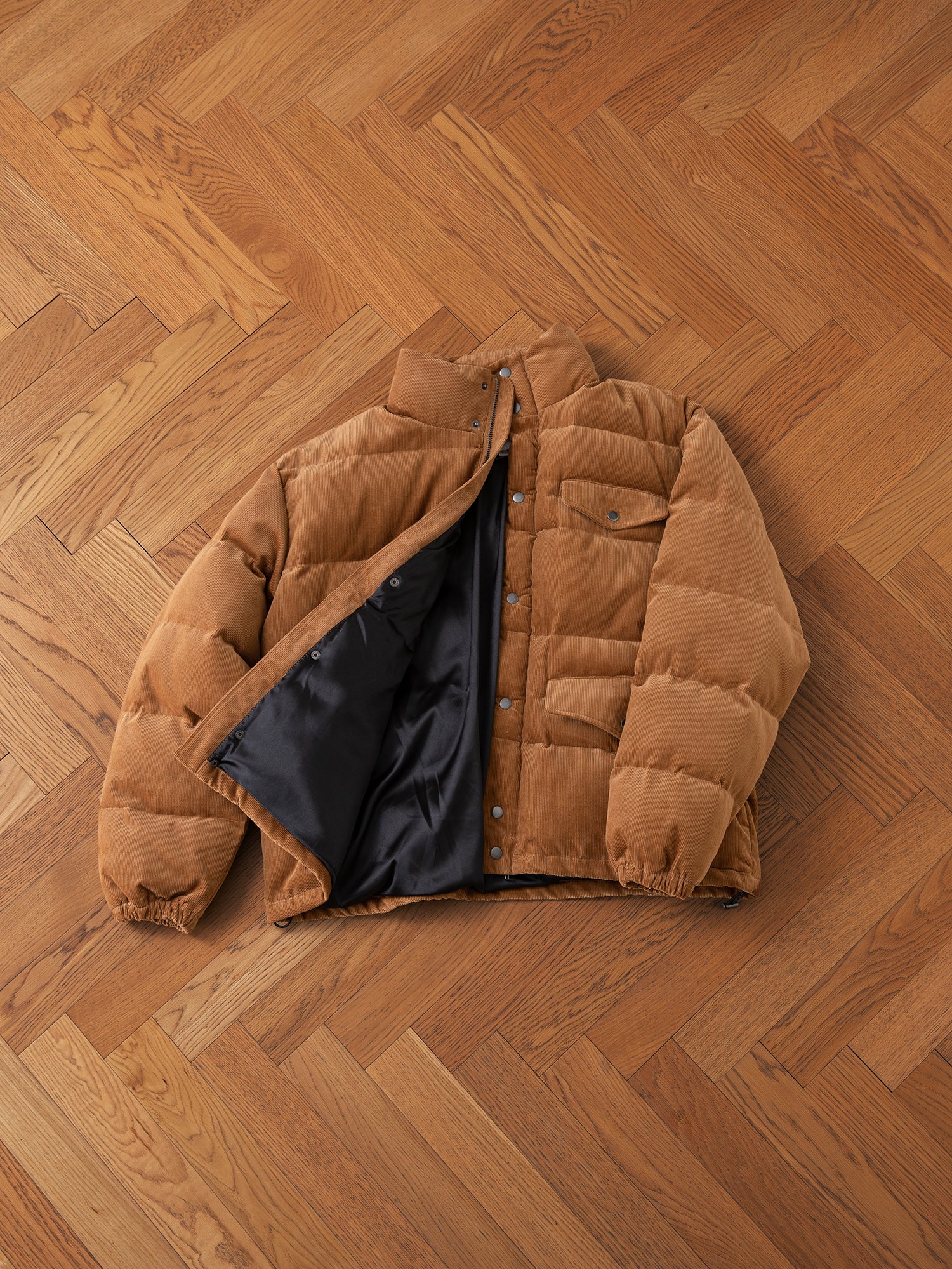 Corduroy Puffer Jacket - Image 10