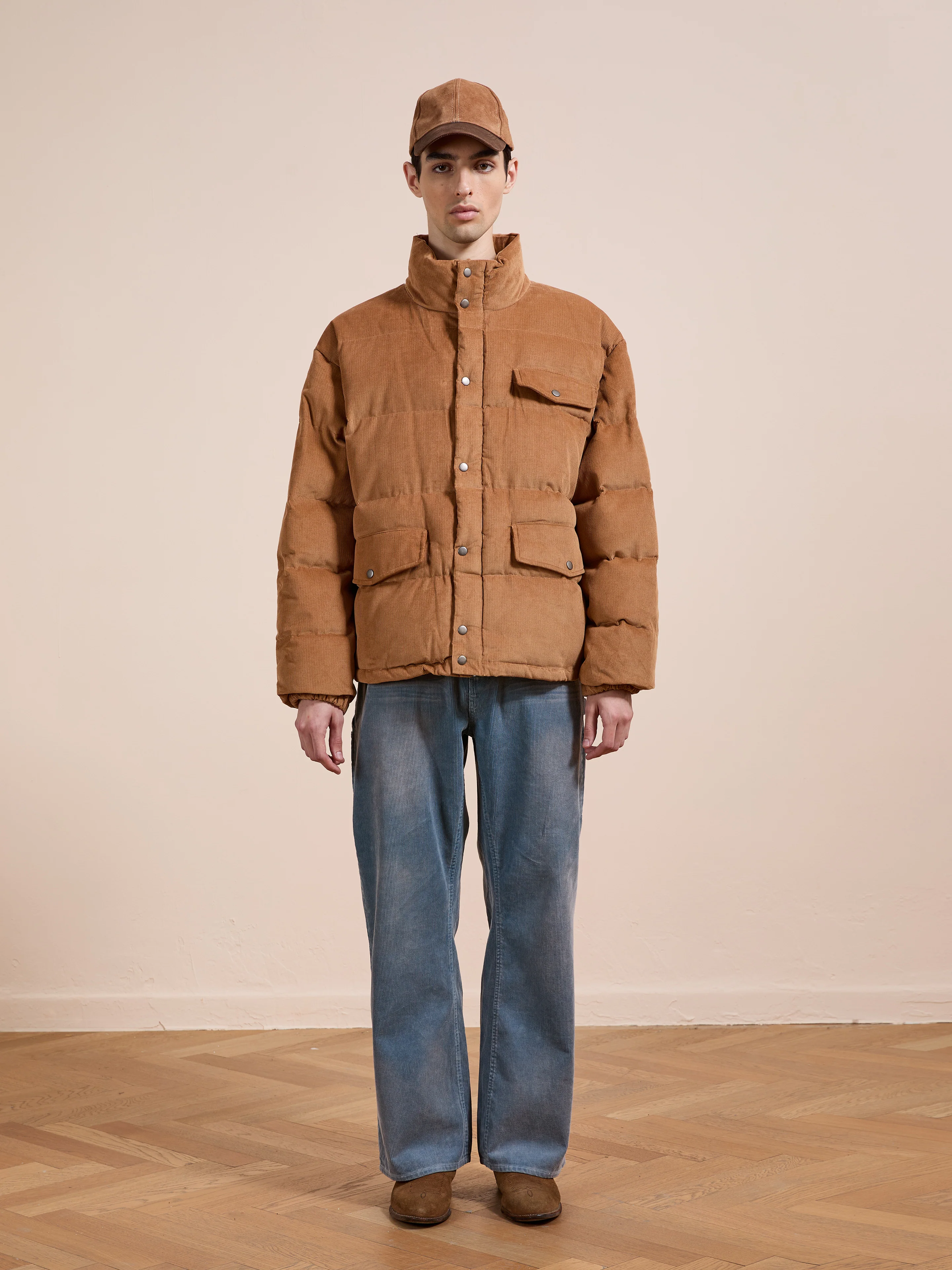 Corduroy Puffer Jacket - Image 3