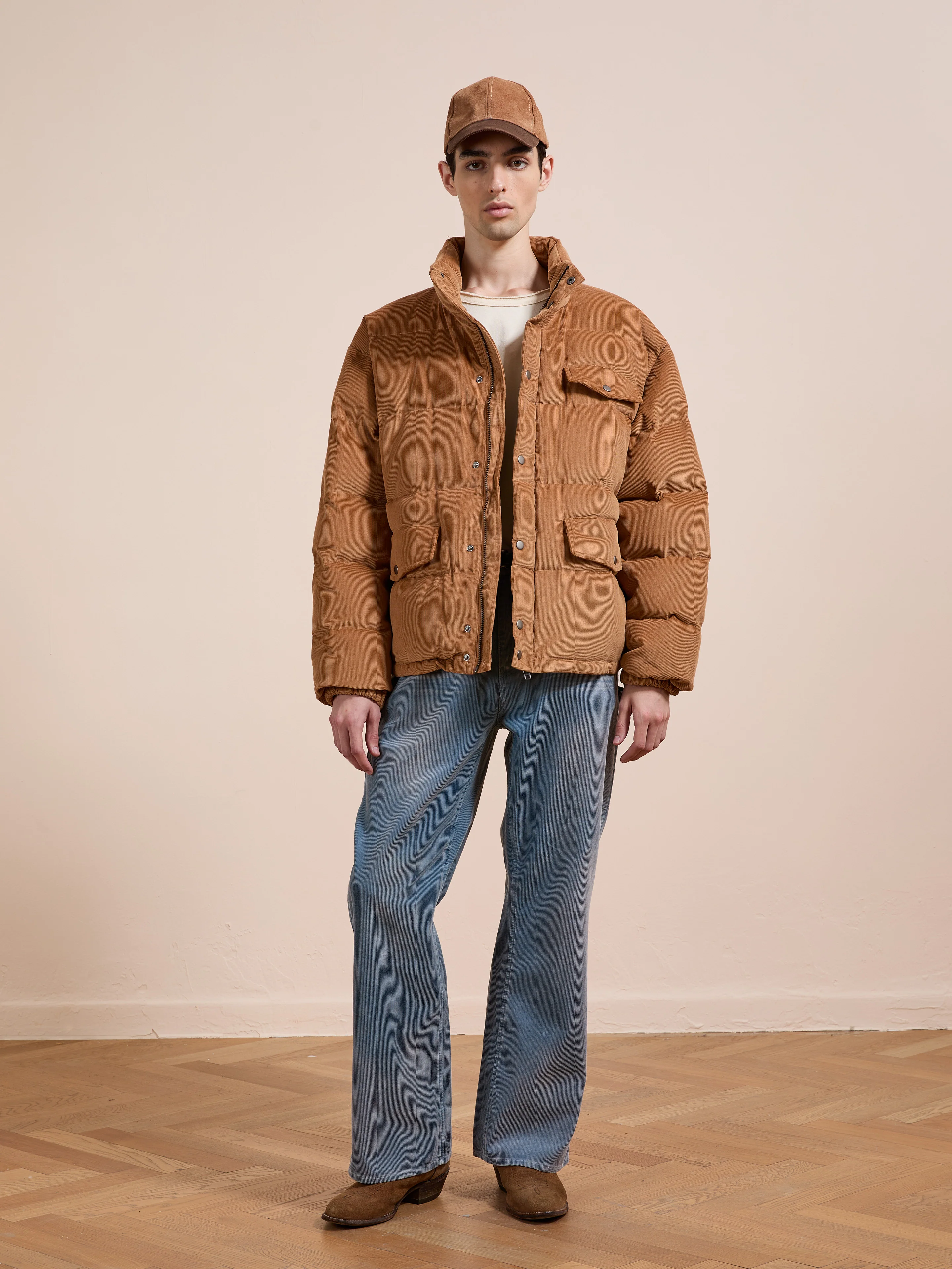 Corduroy Puffer Jacket - Image 4