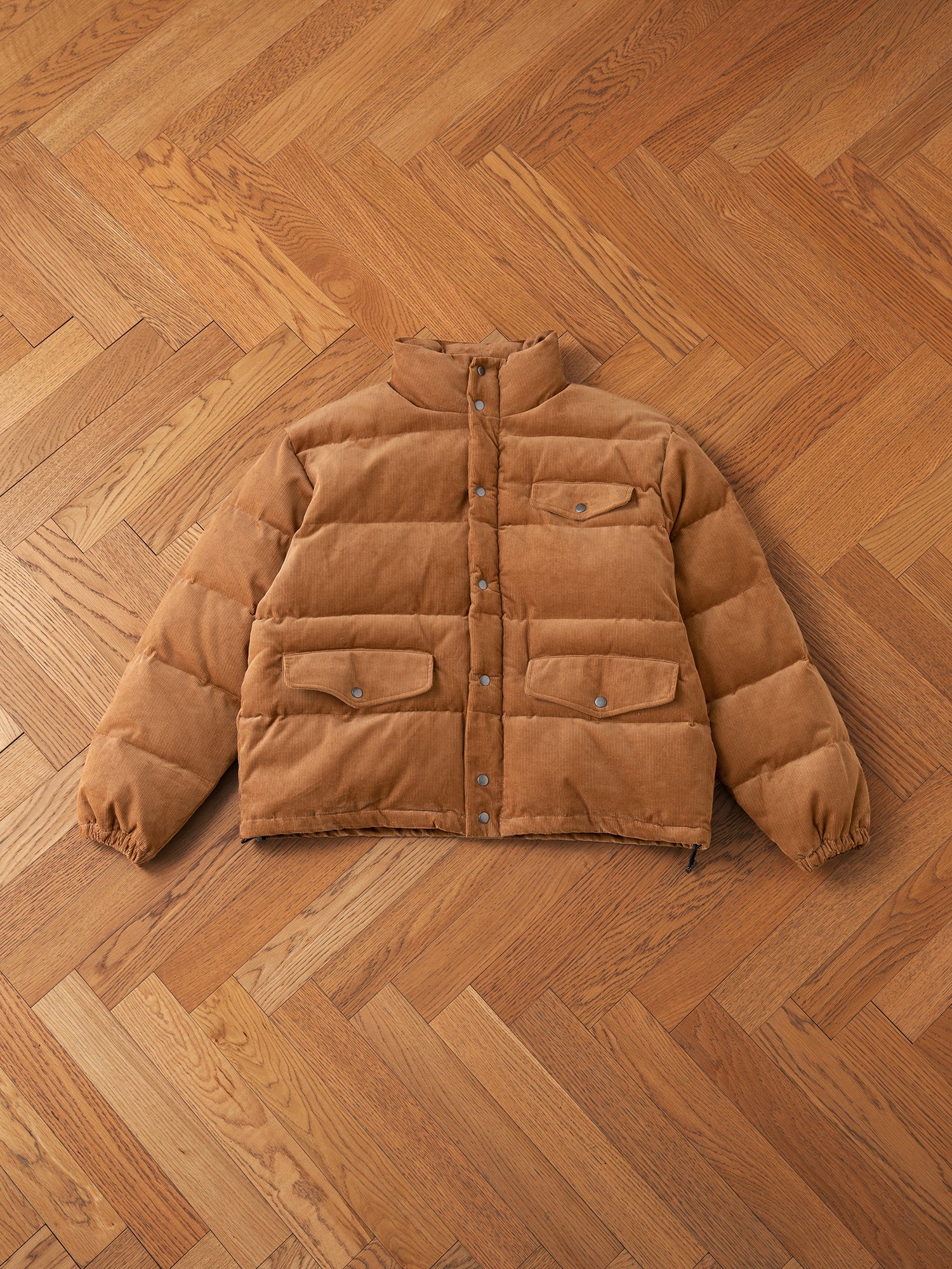 Corduroy Puffer Jacket - Image 9