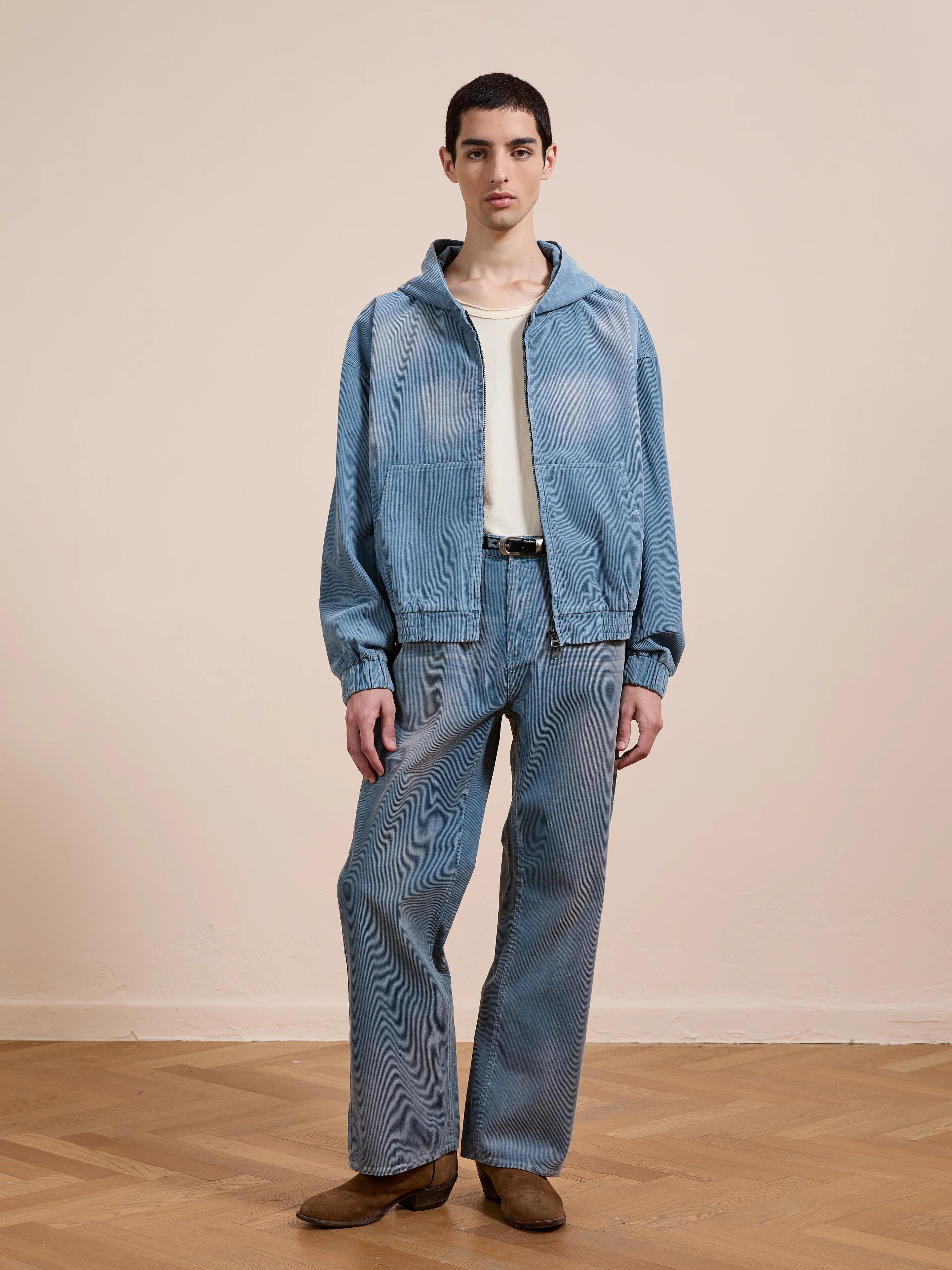 Corduroy Zip Up Hoodie - Image 12