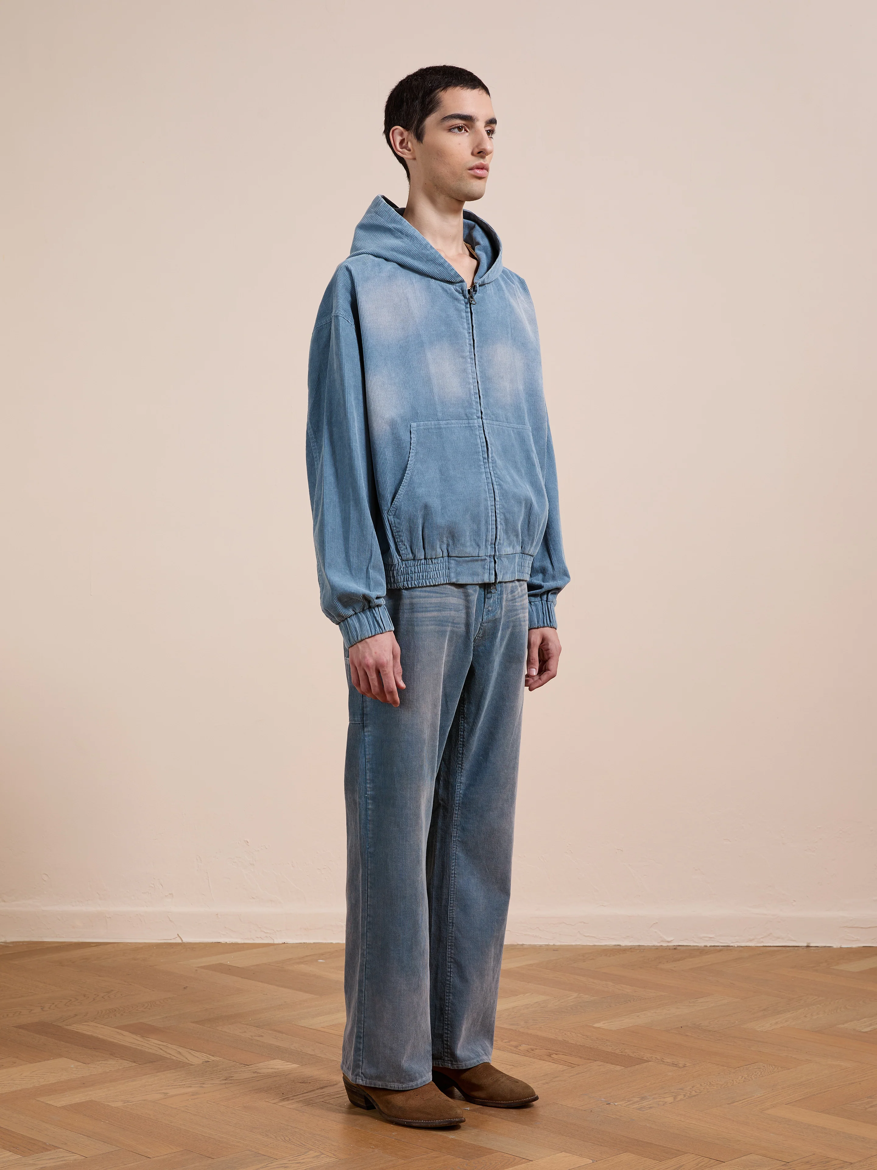 Corduroy Zip Up Hoodie - Image 14