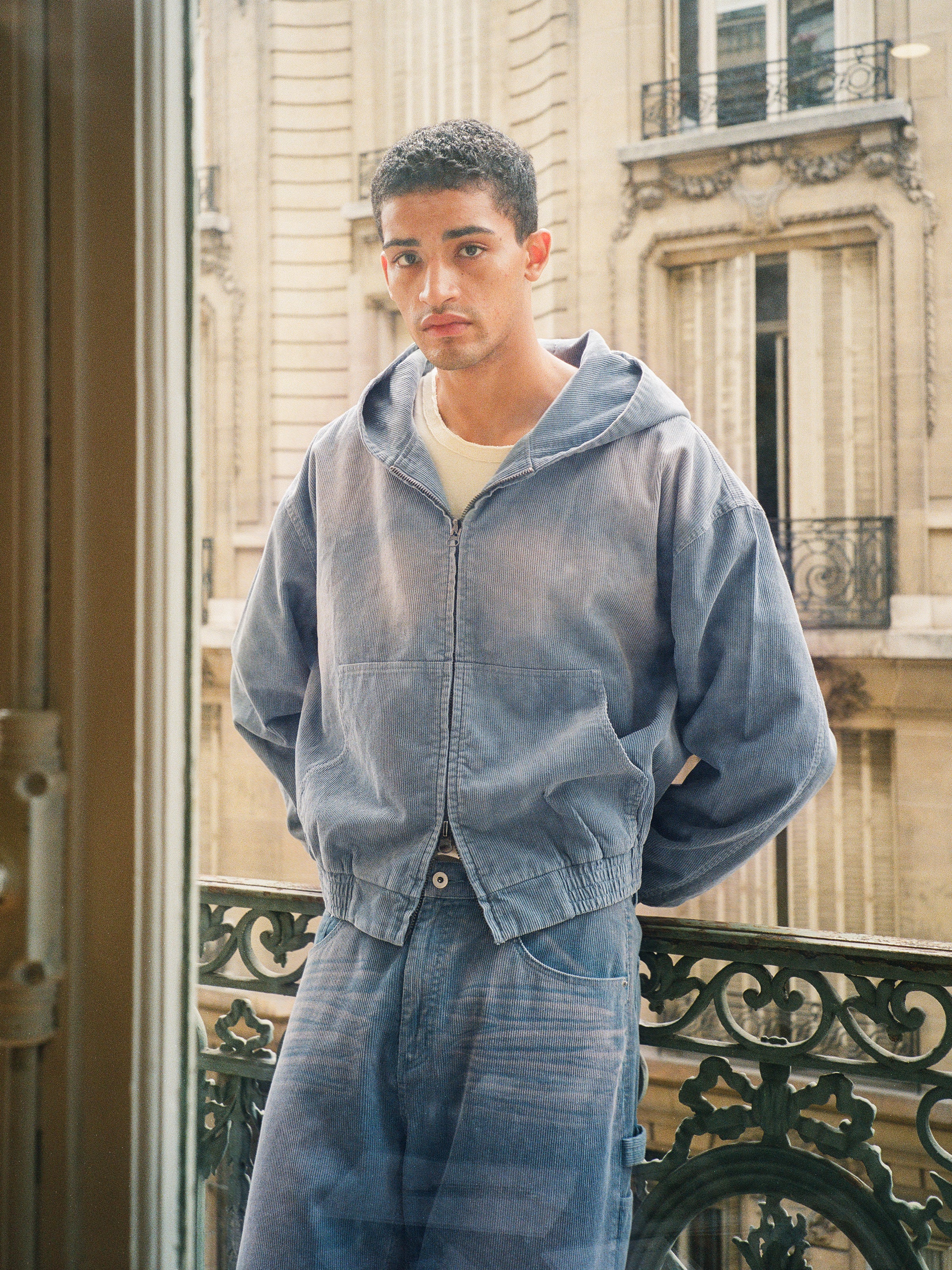Corduroy Zip Up Hoodie - Image 8