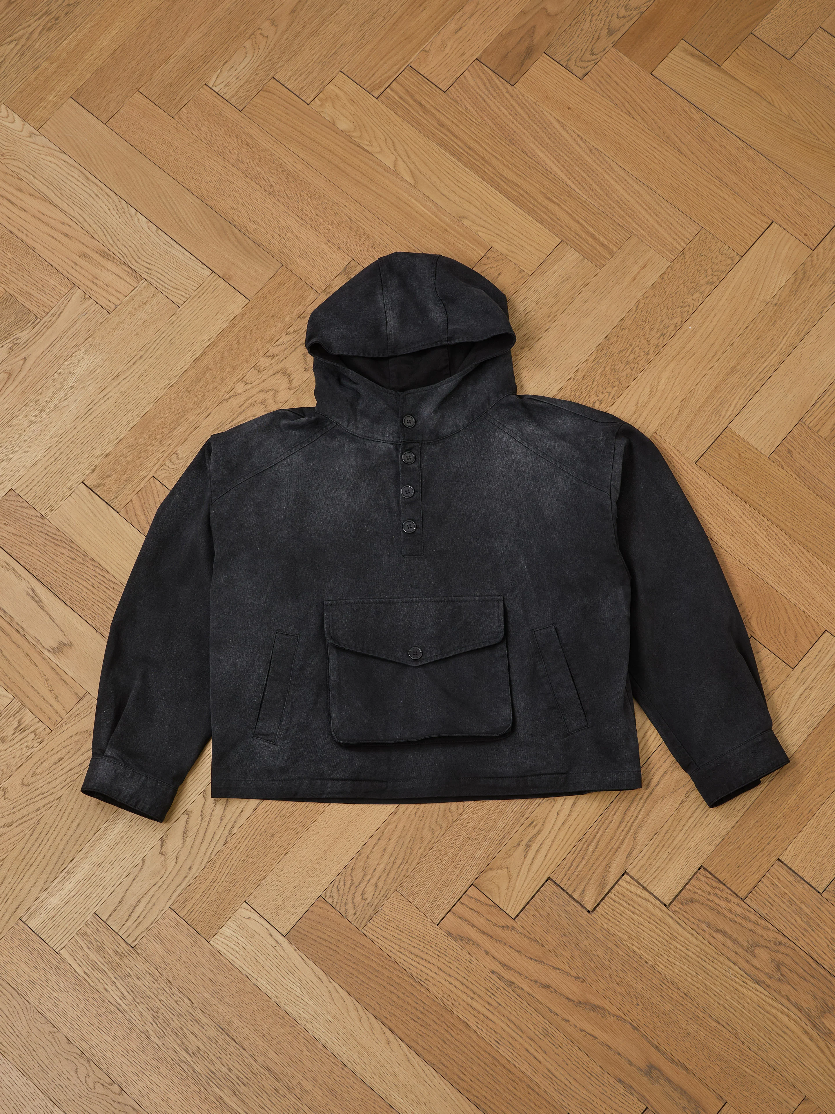 Washed Twill Pocket Anorak Jacket - Image 11