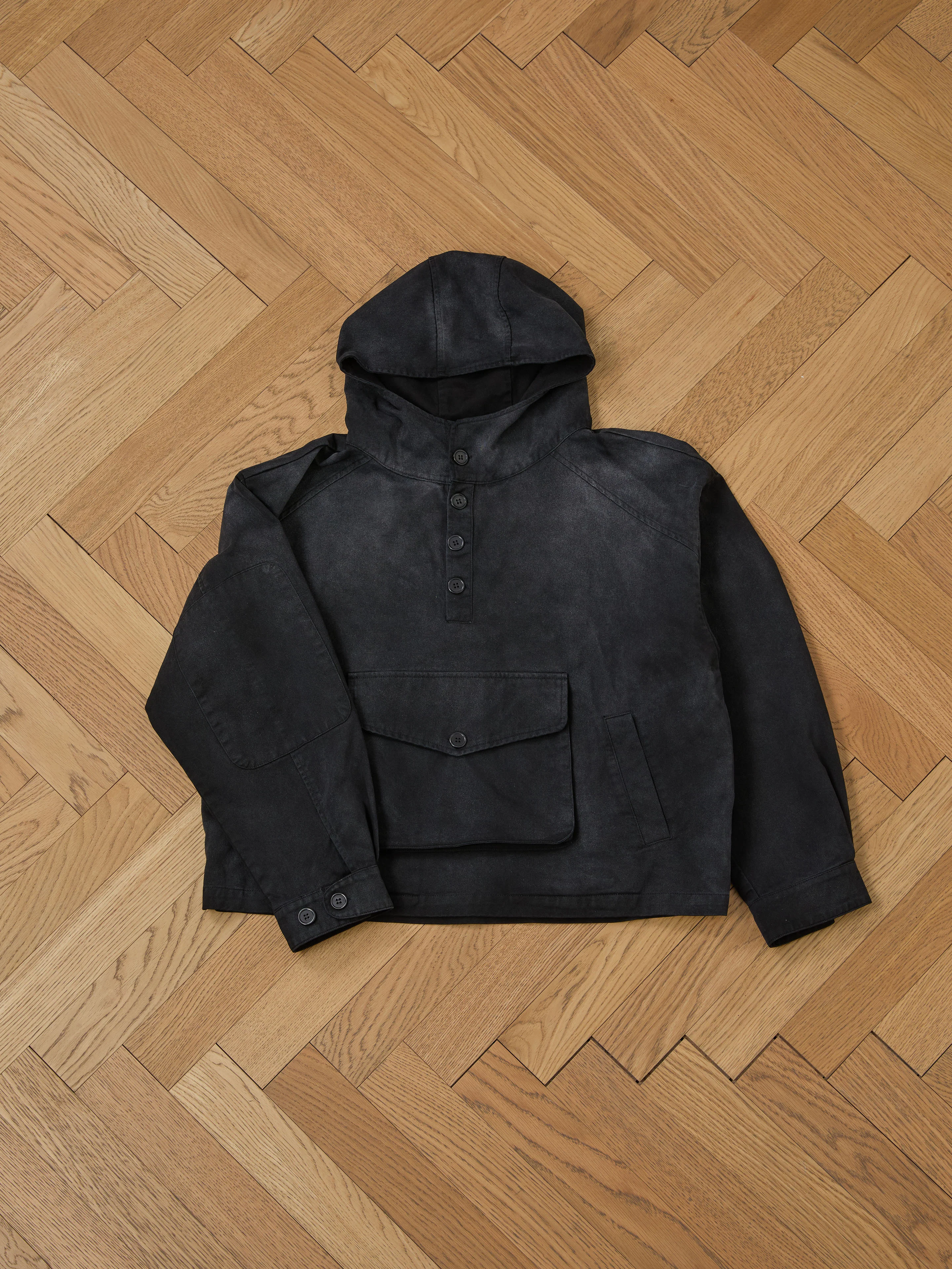 Washed Twill Pocket Anorak Jacket - Image 12