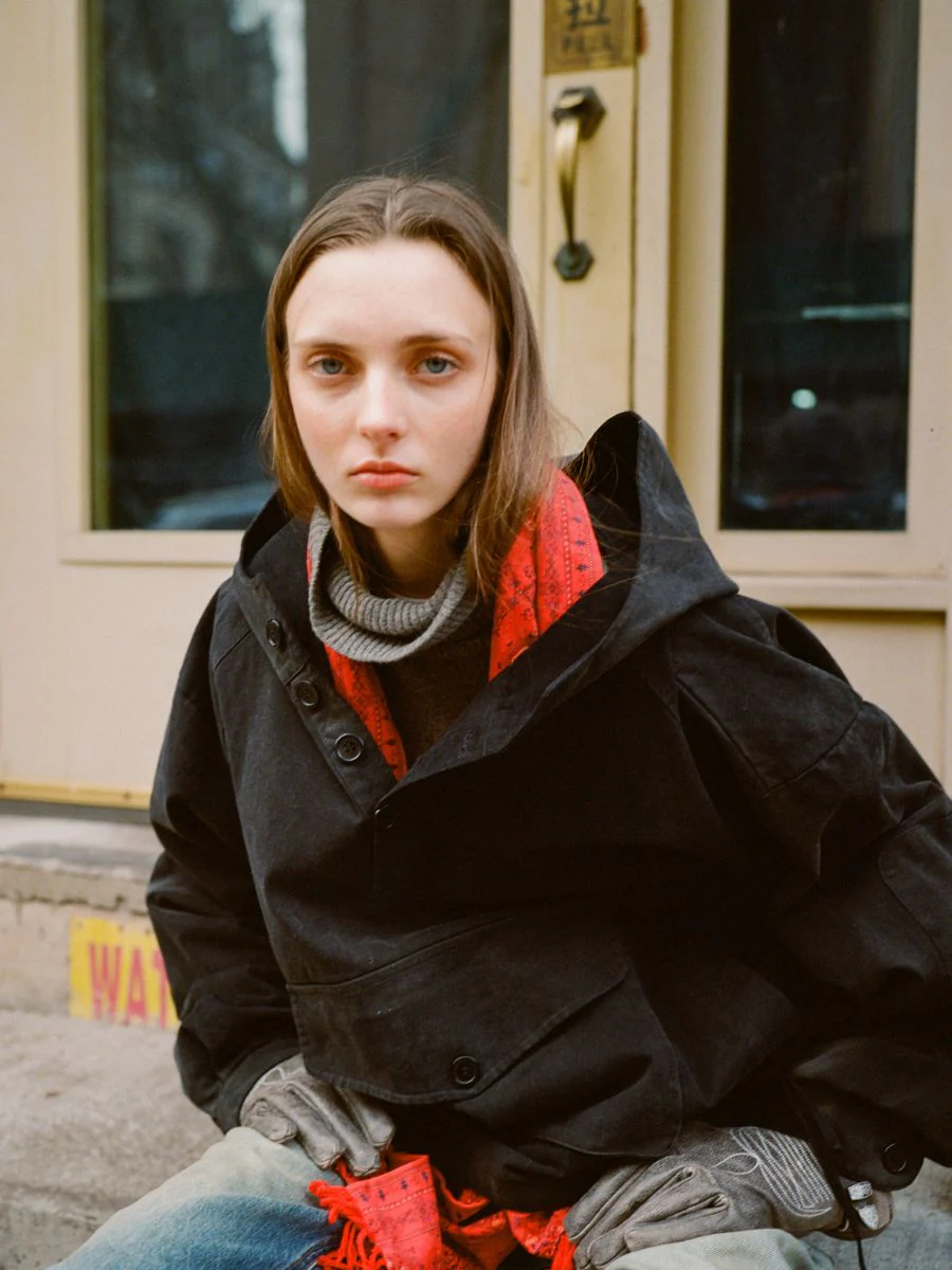 Washed Twill Pocket Anorak Jacket - Image 15