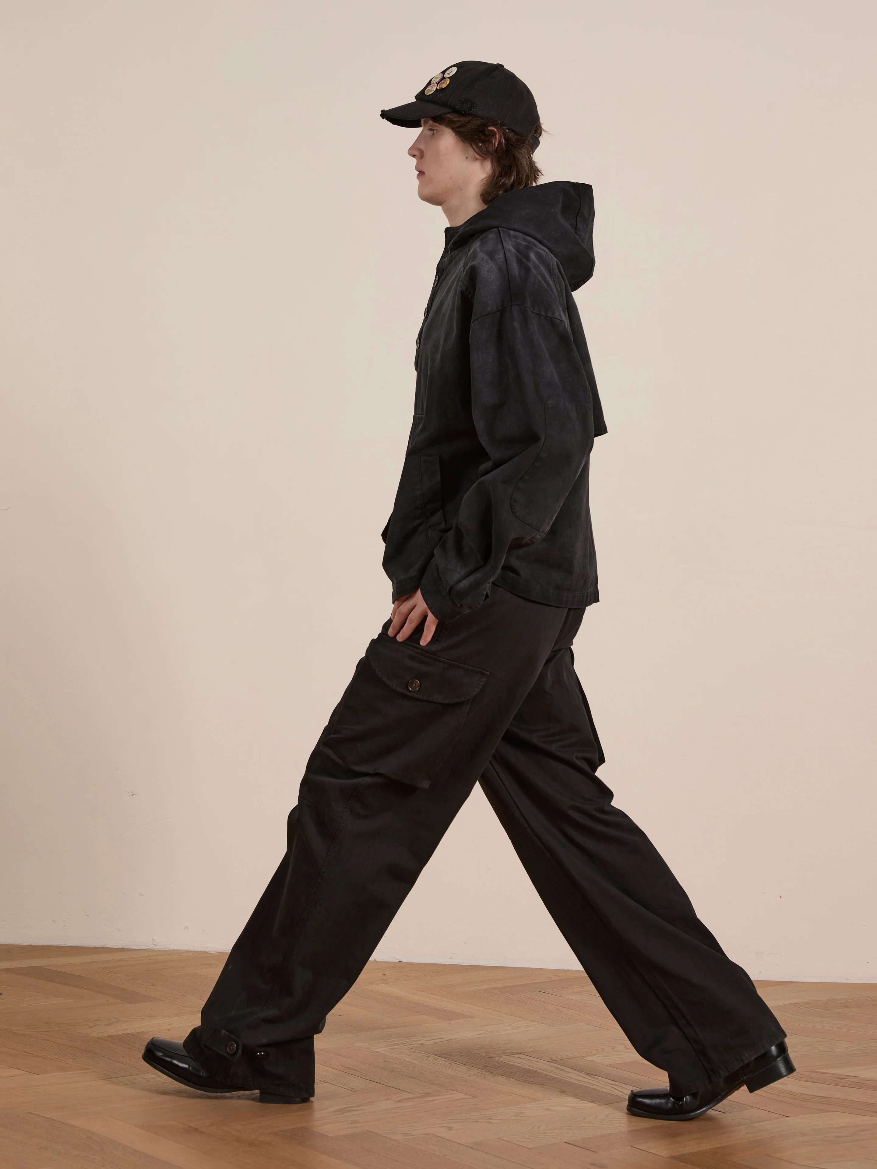 Washed Twill Pocket Anorak Jacket - Image 8