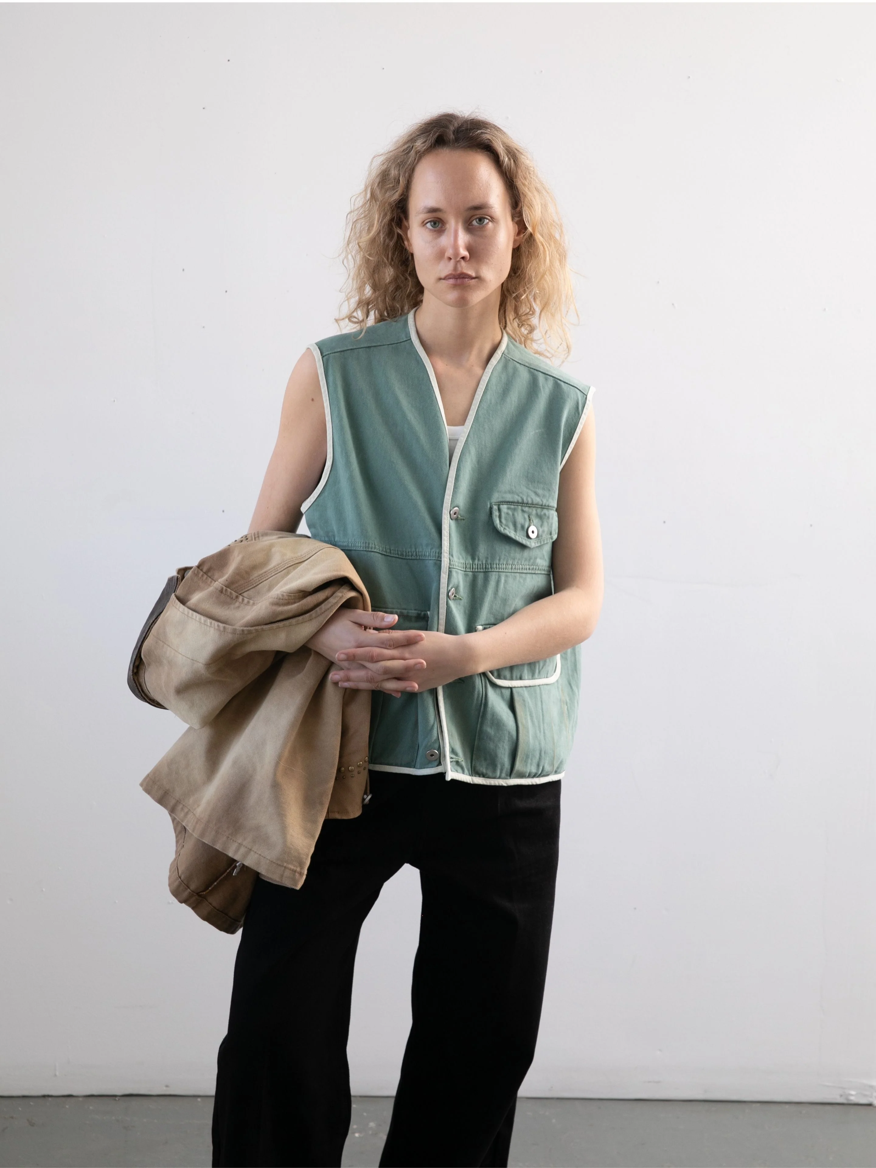 Cotton Twill Utility Vest - Image 10