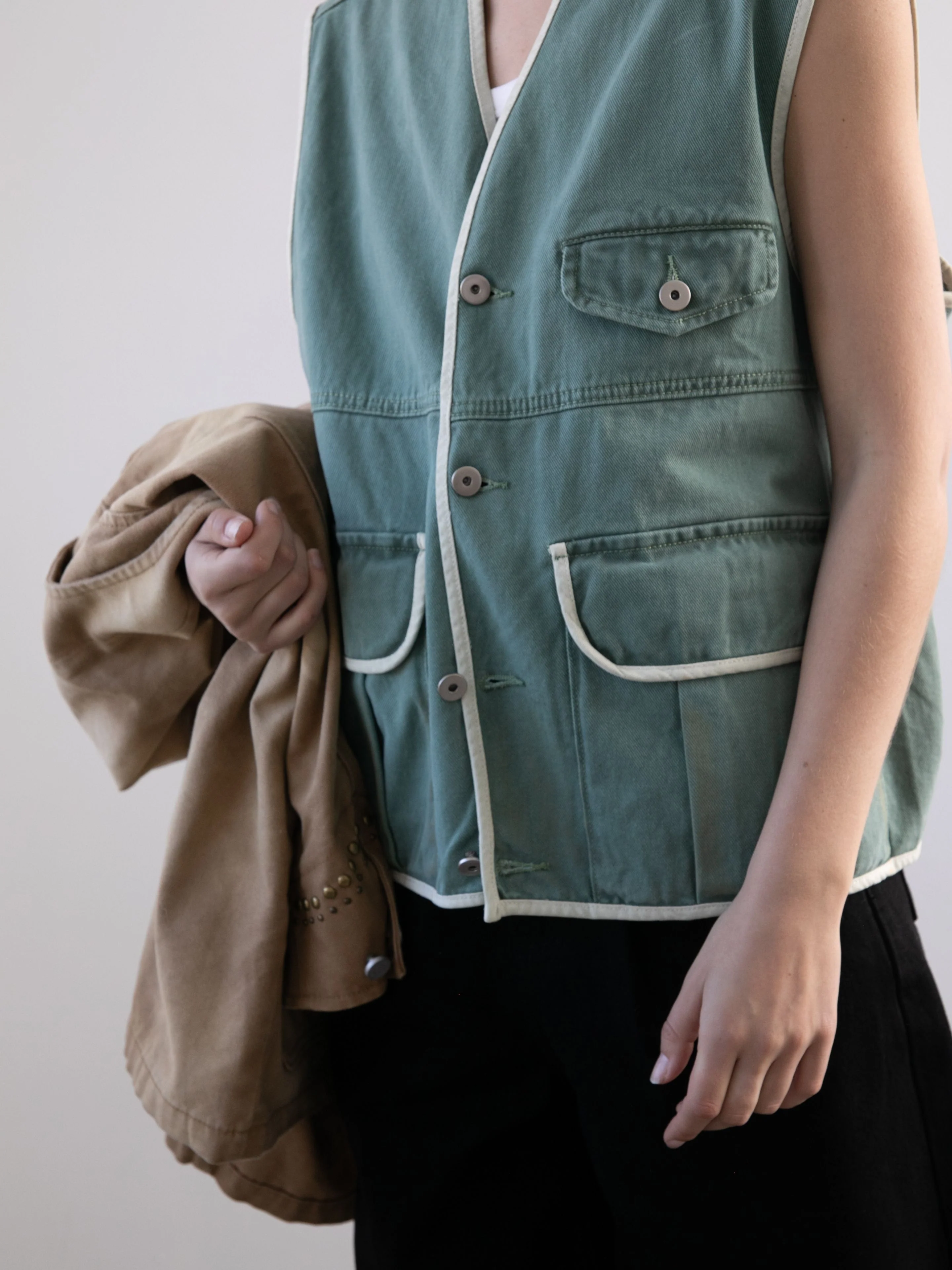 Cotton Twill Utility Vest - Image 2