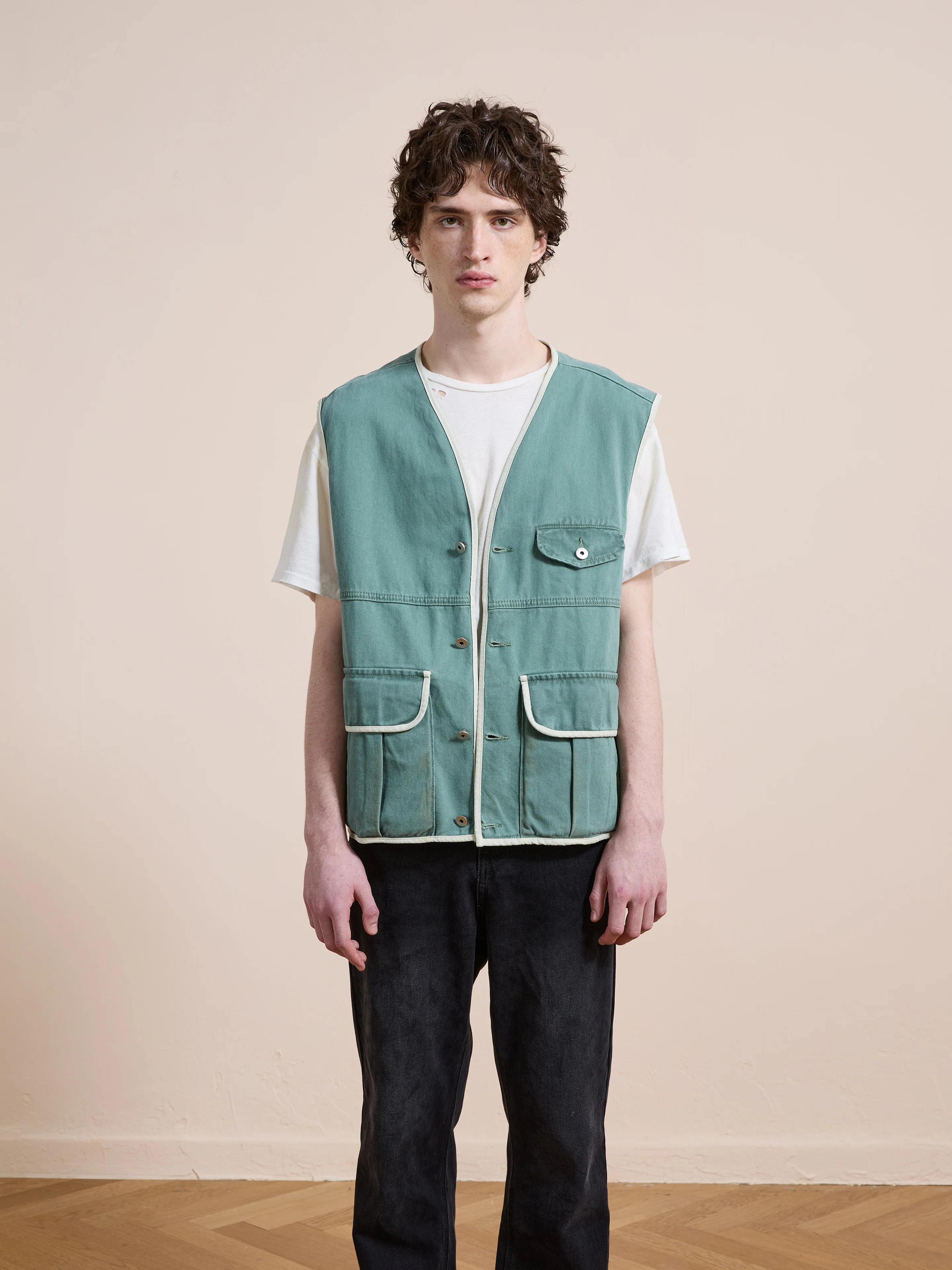 Cotton Twill Utility Vest - Image 4
