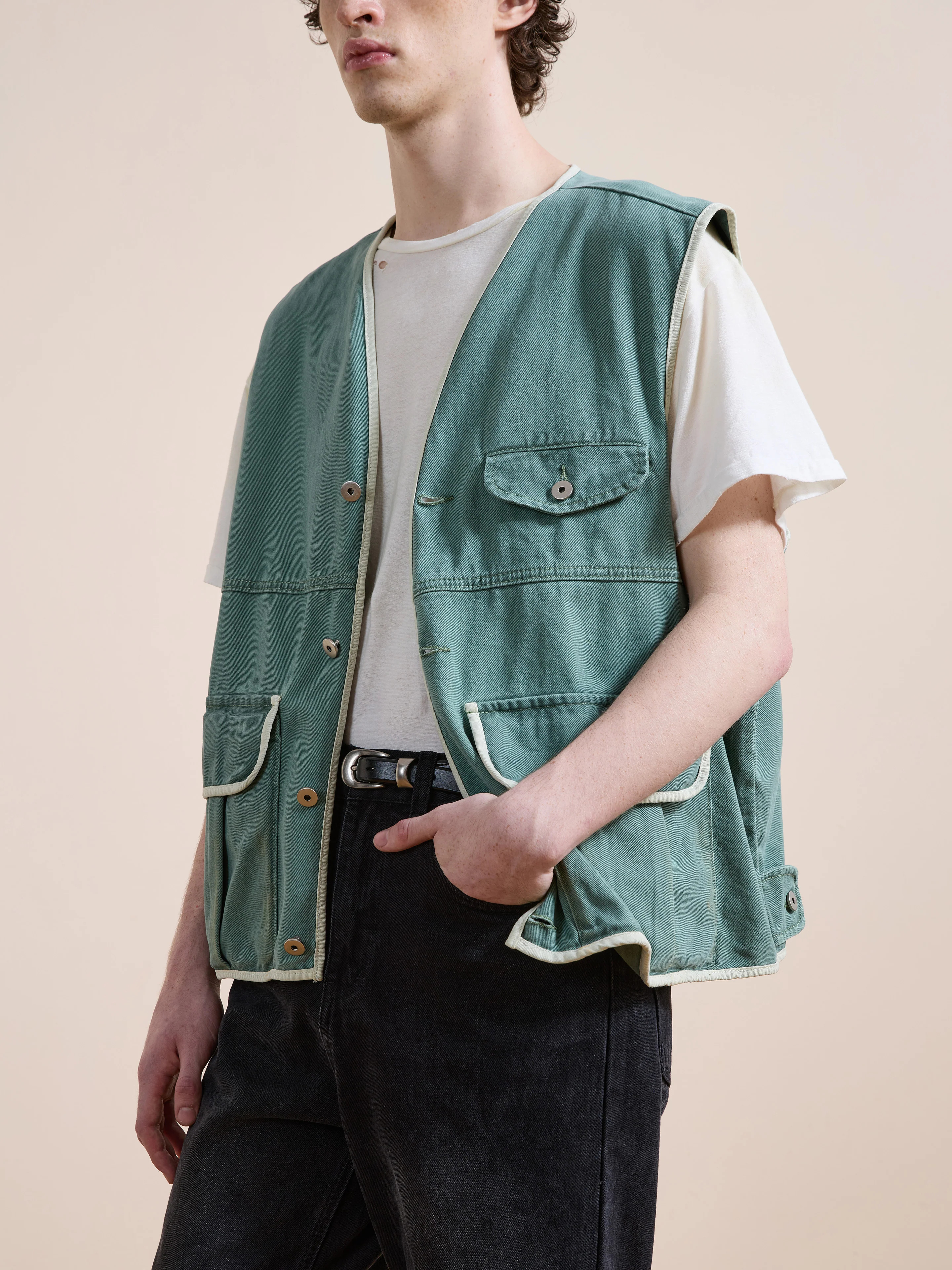 Cotton Twill Utility Vest - Image 5