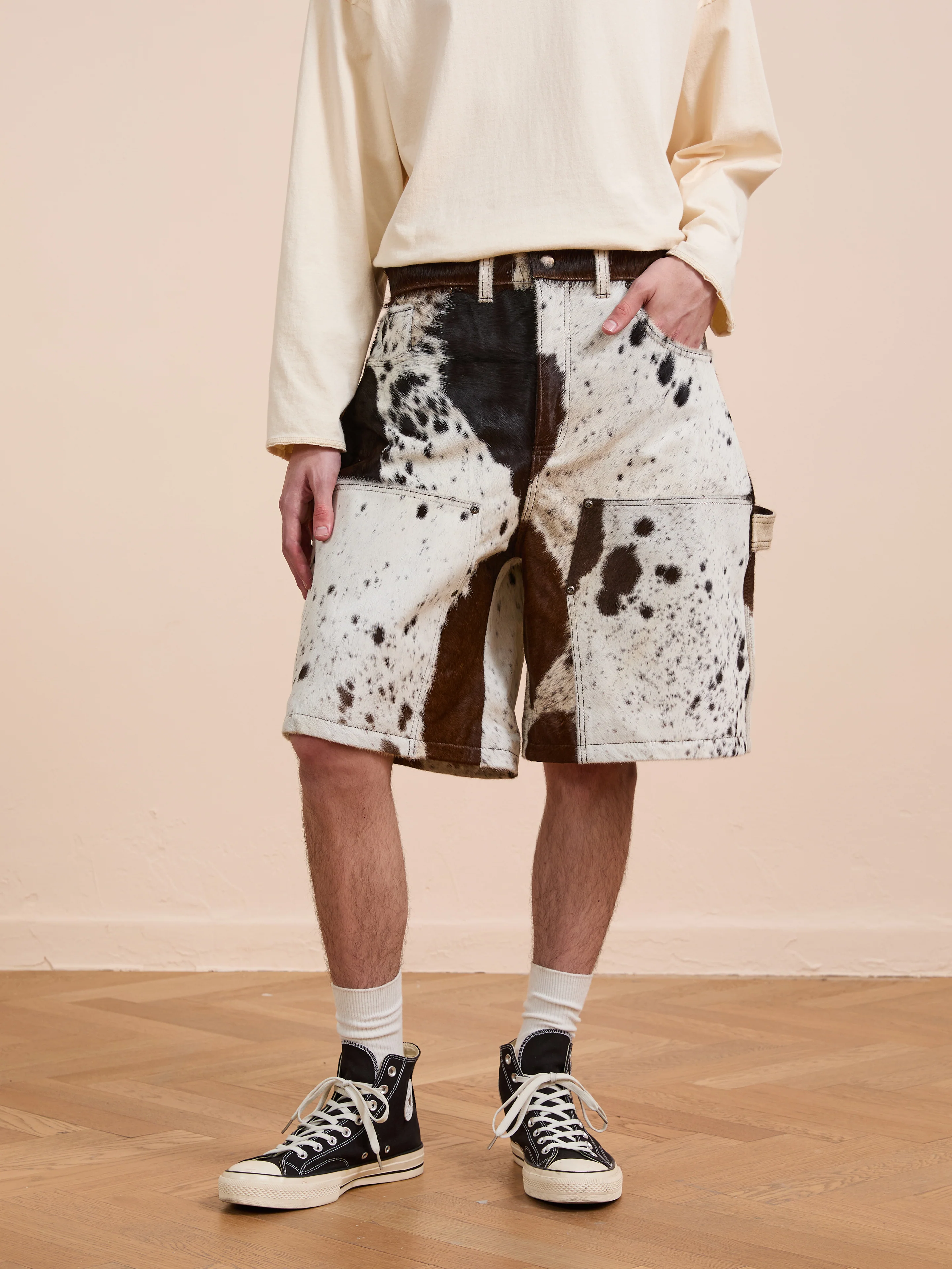 Cowhide Prairie Carpenter Shorts