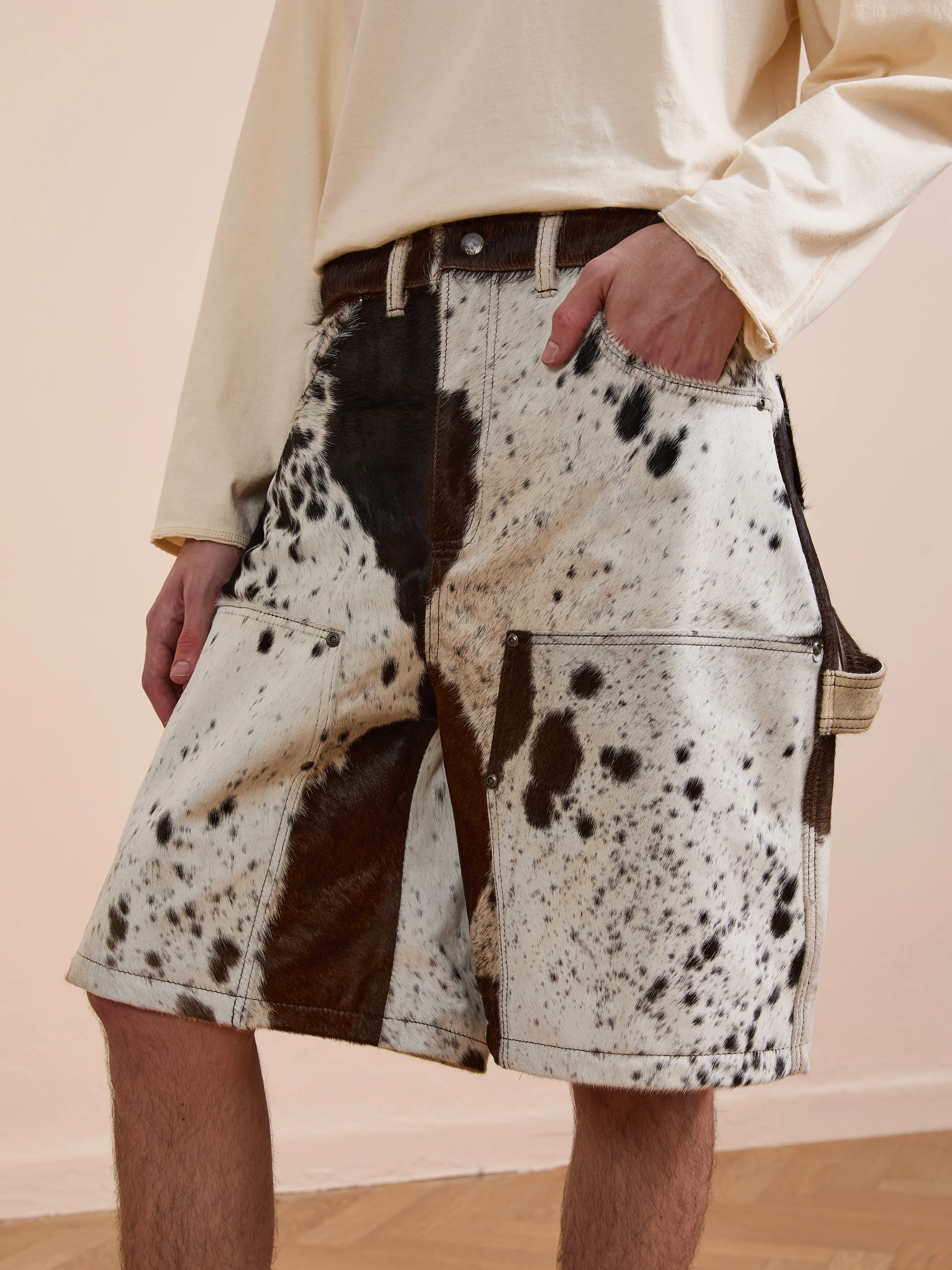 Cowhide Prairie Carpenter Shorts - Image 2