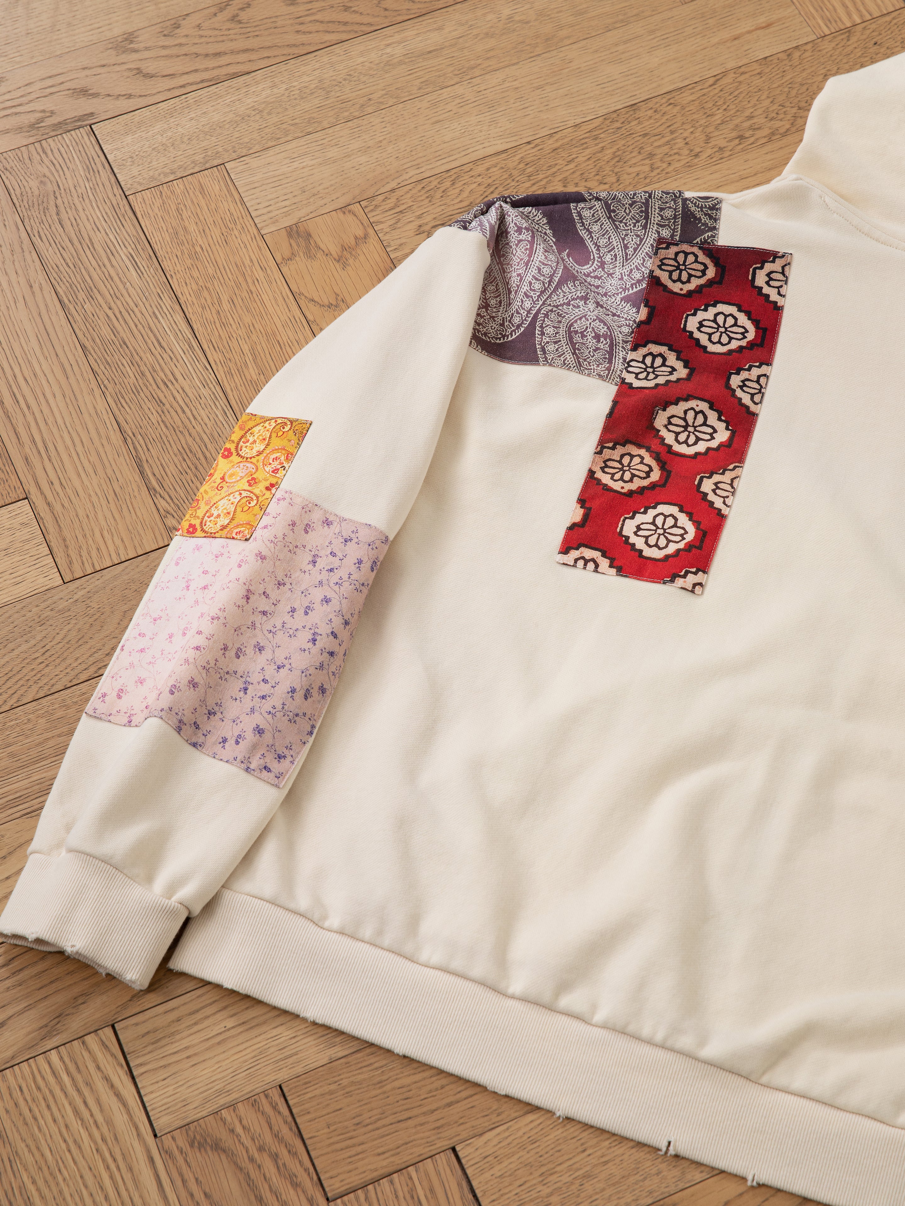 Tapestry Patchwork Zip Up Hoodie - Image 7