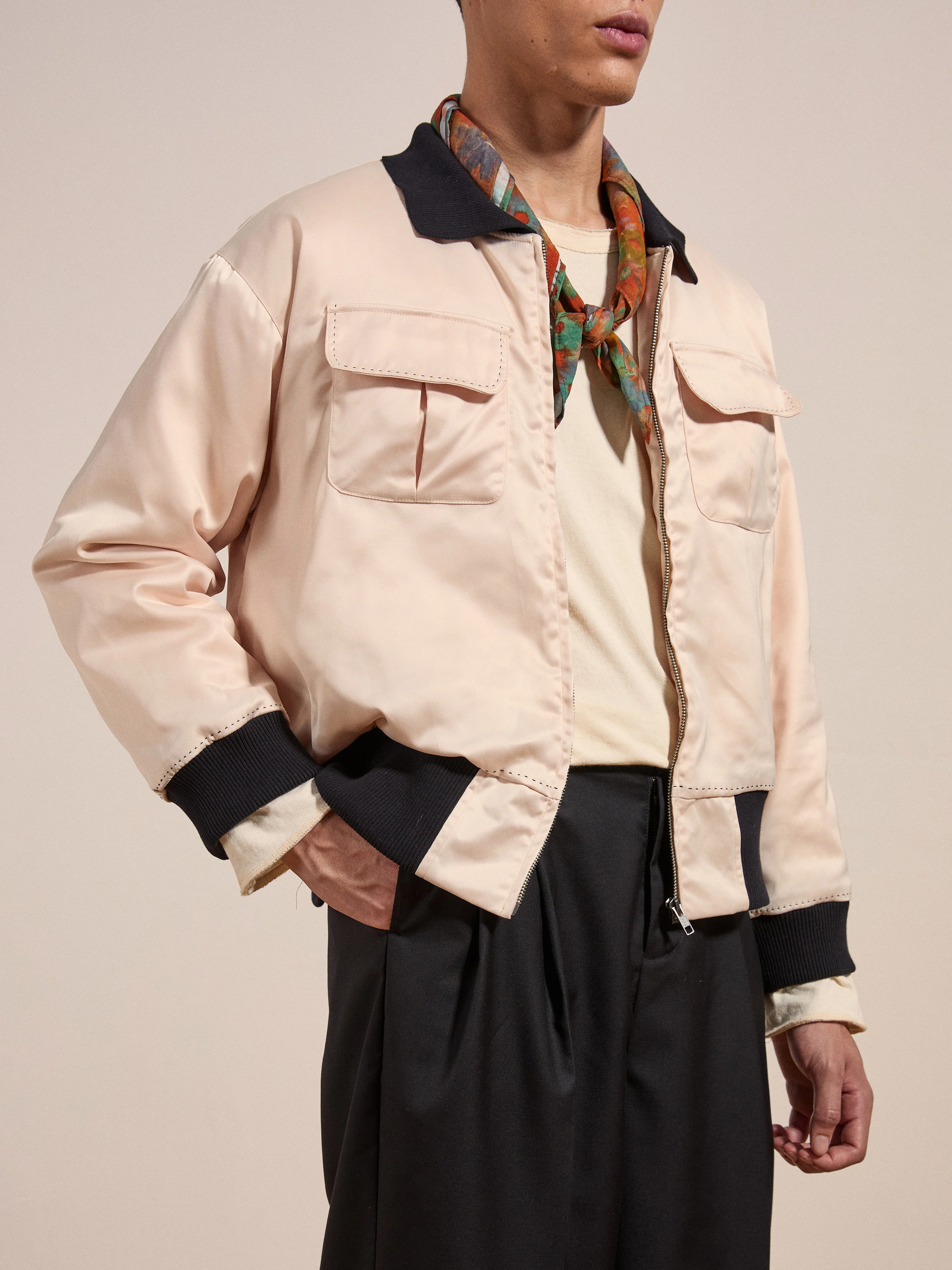 Daman Satin Jacket - Image 4