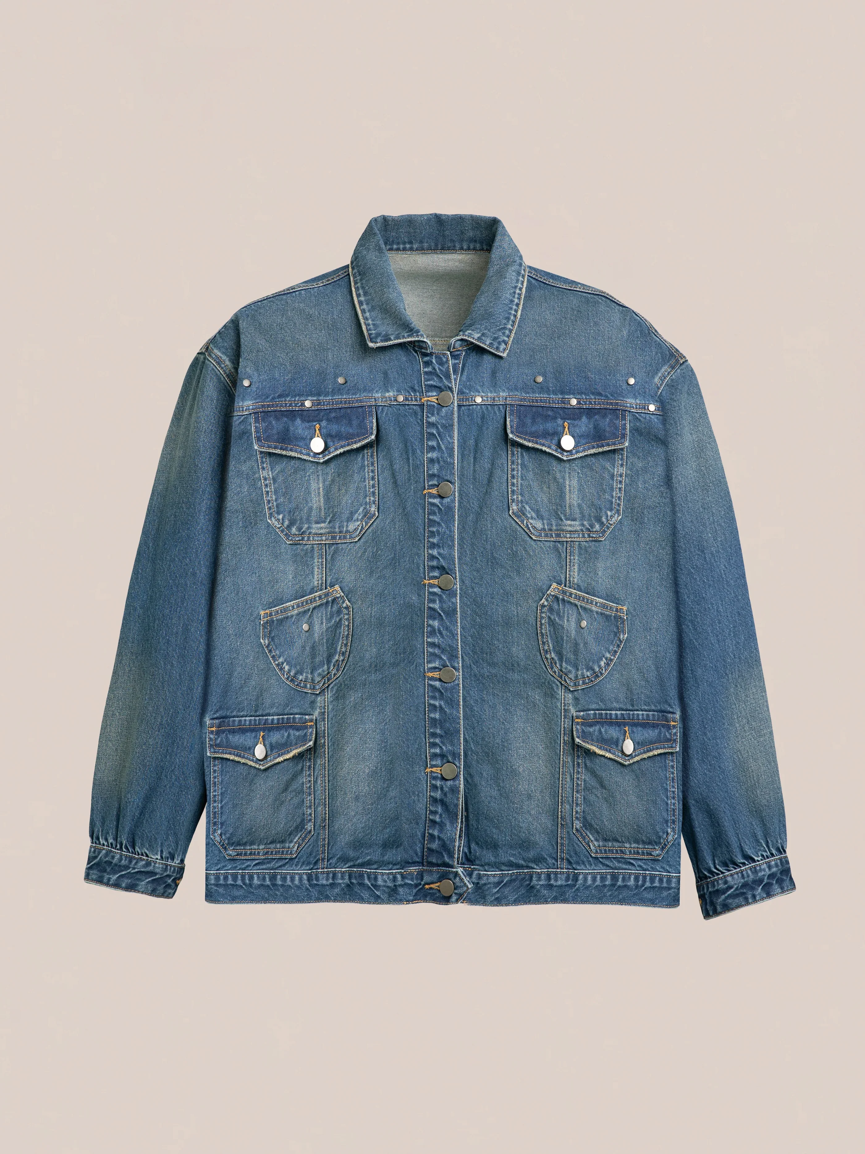 Denim Carpenter Jacket - Image 3