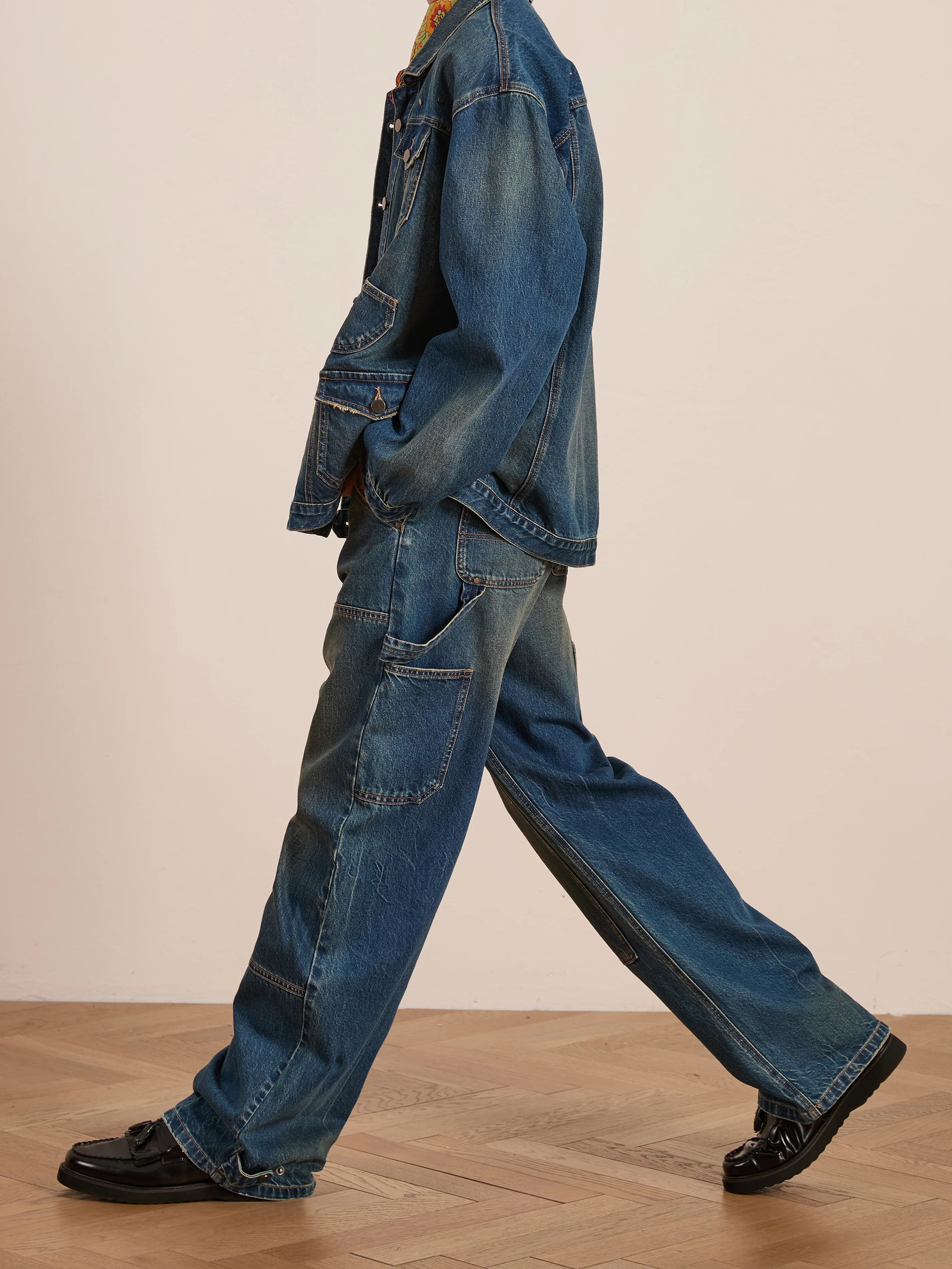 Denim Carpenter Jacket - Image 6