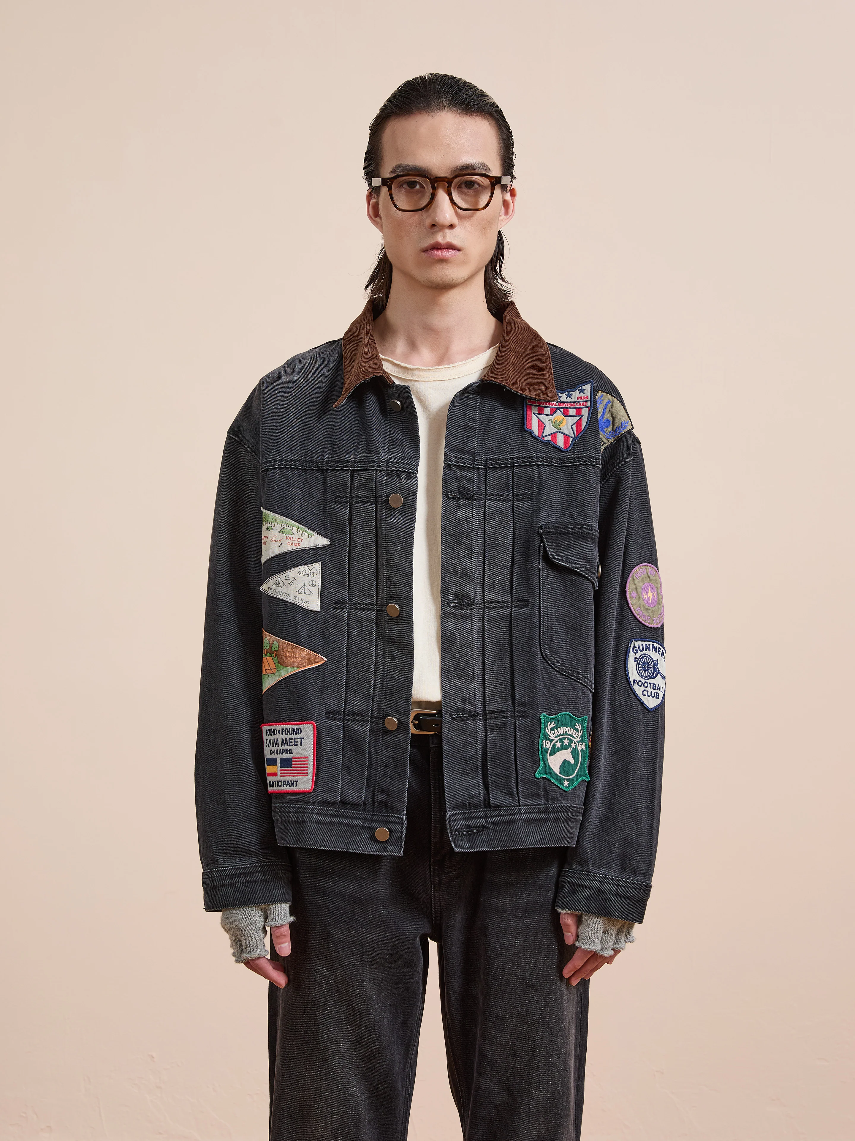 Denim Patchwork Jacket