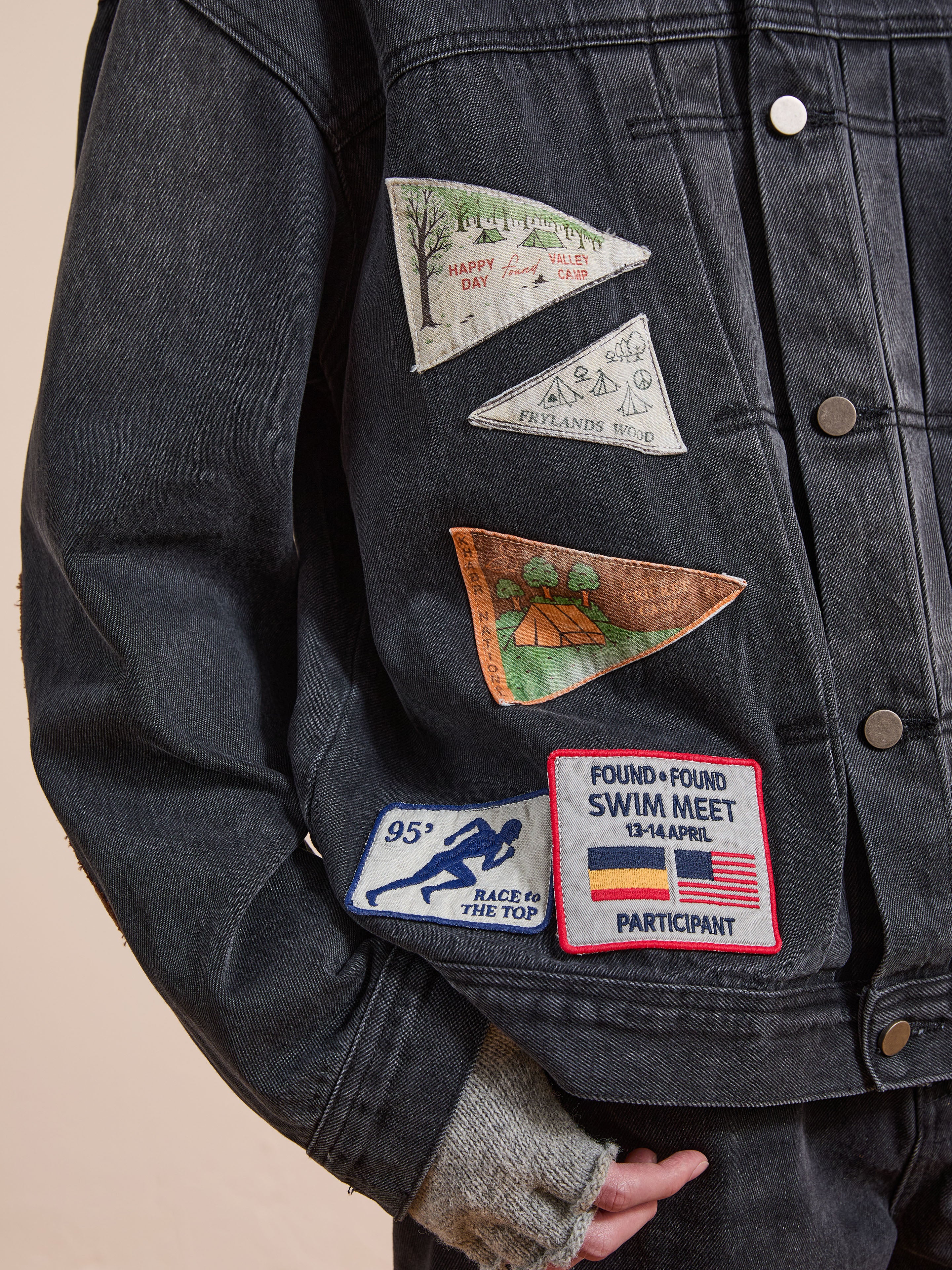 Denim Patchwork Jacket - Image 12