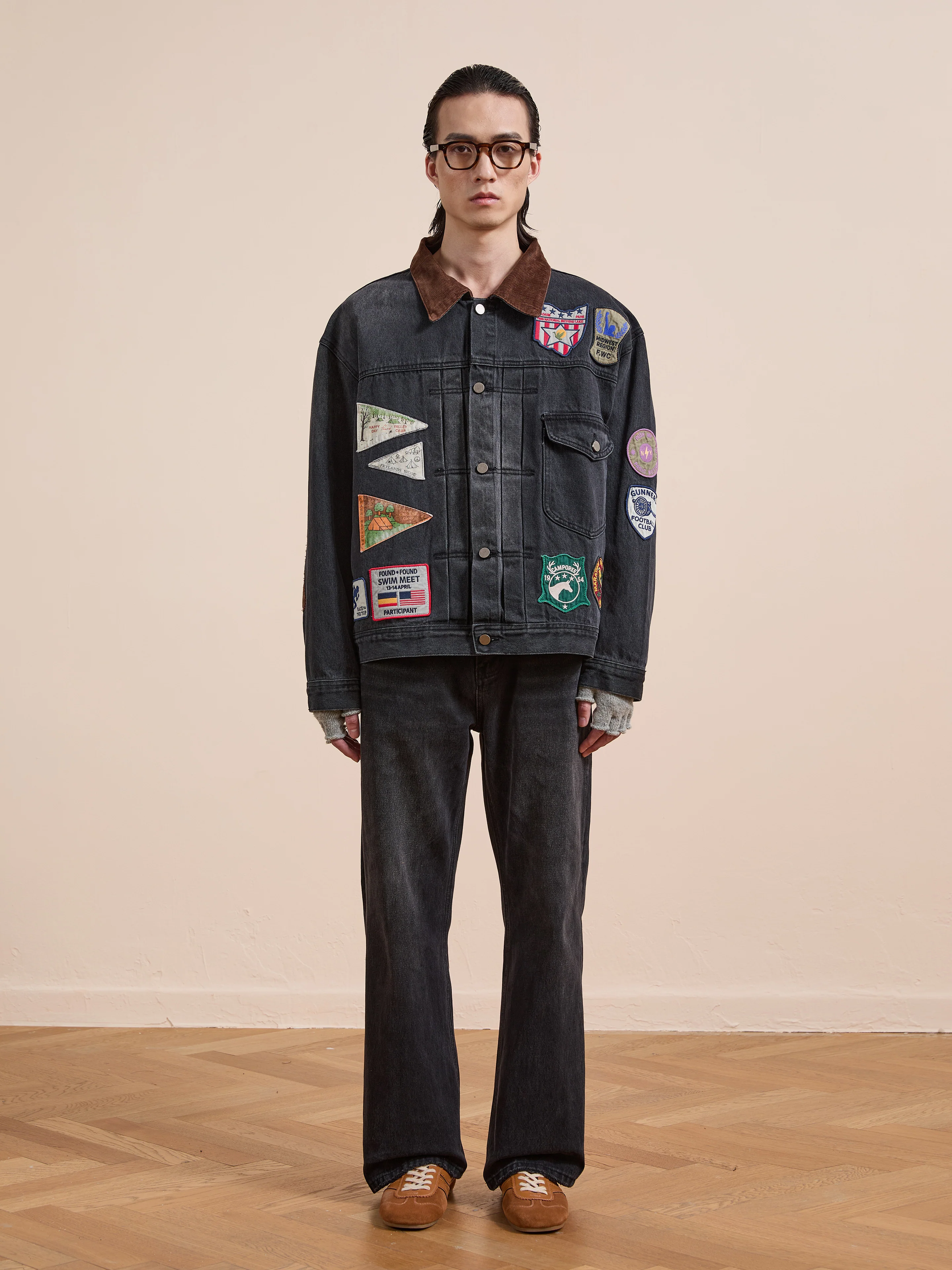 Denim Patchwork Jacket - Image 15