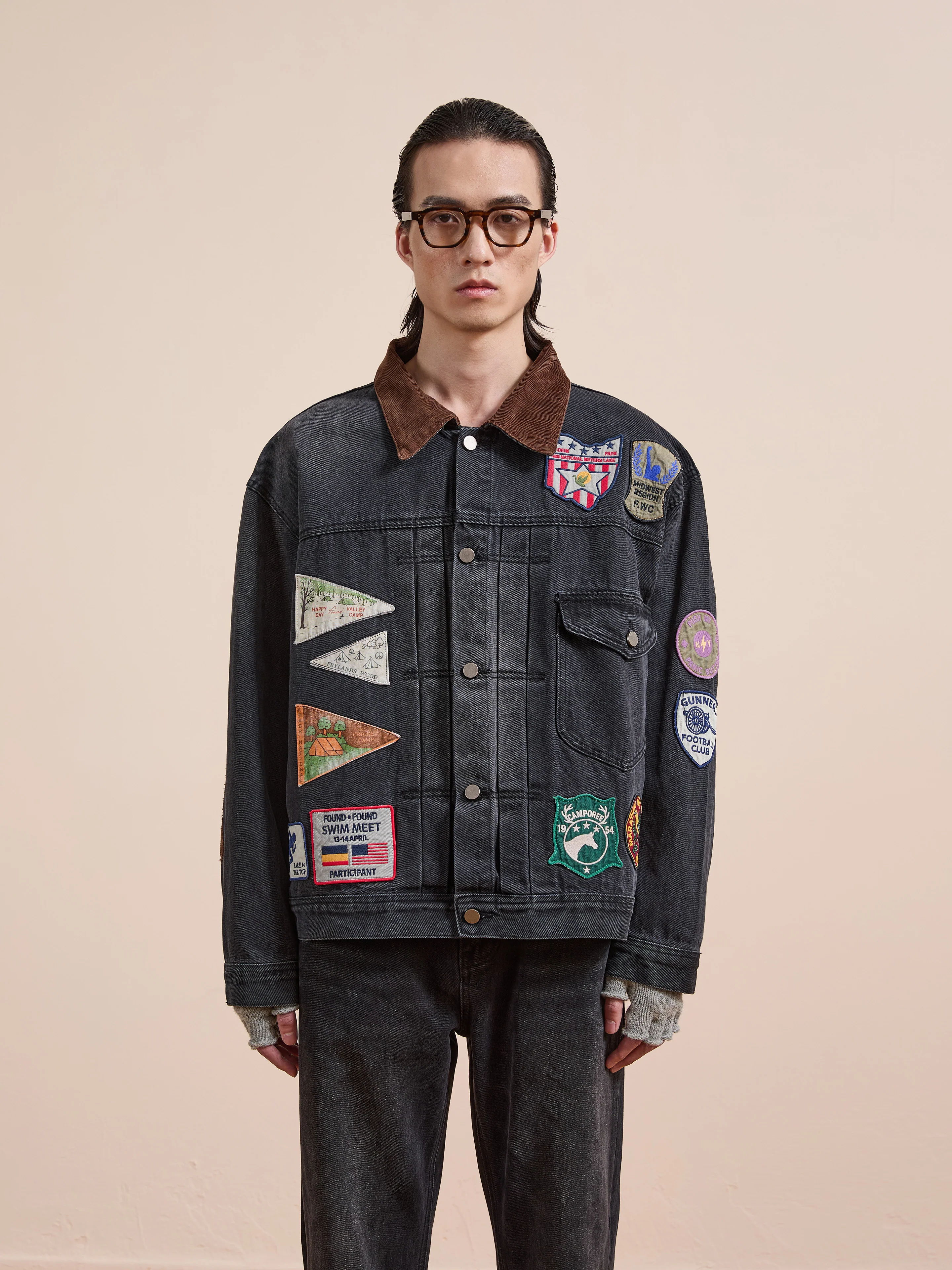 Denim Patchwork Jacket - Image 16