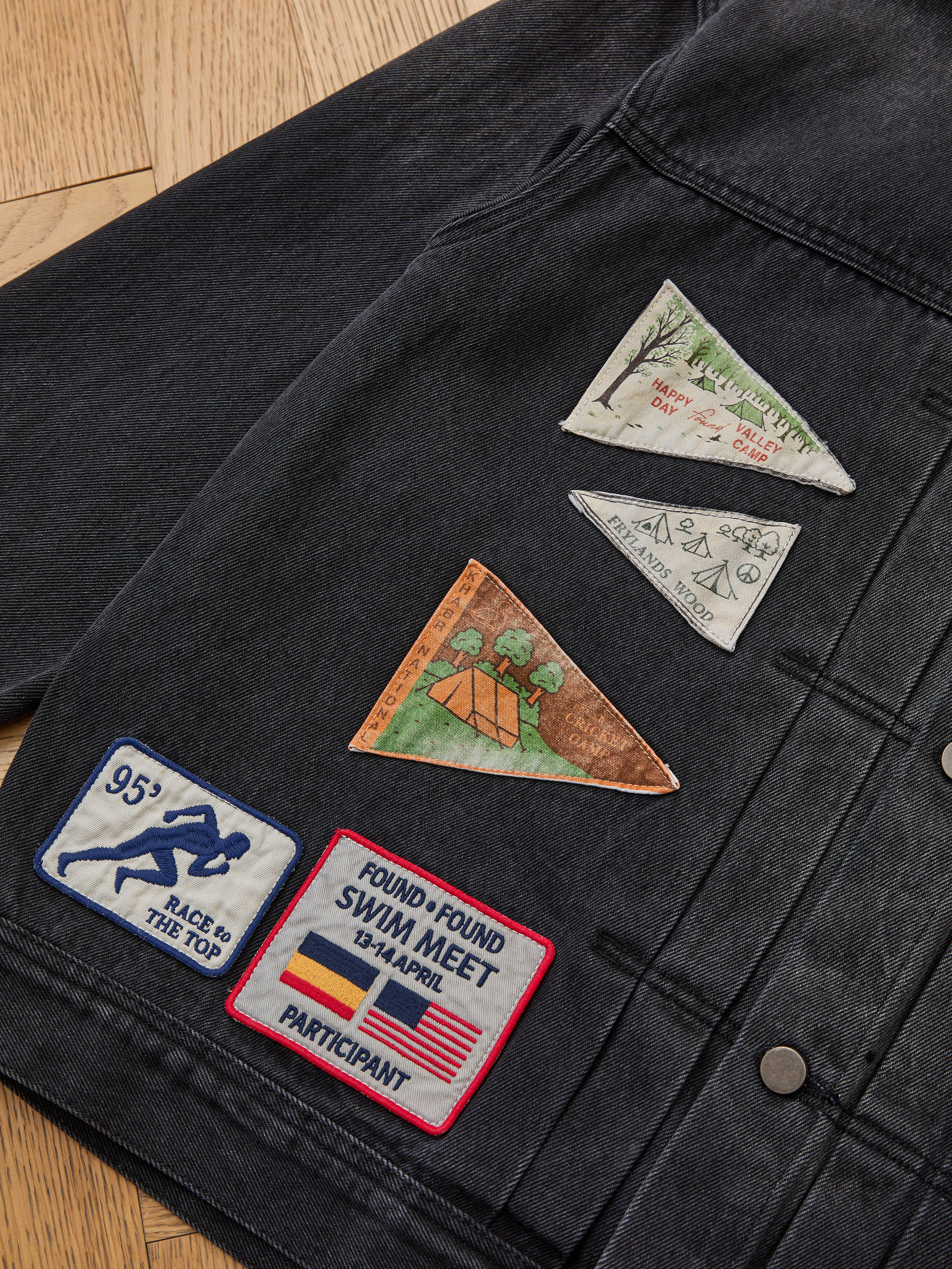Denim Patchwork Jacket - Image 18