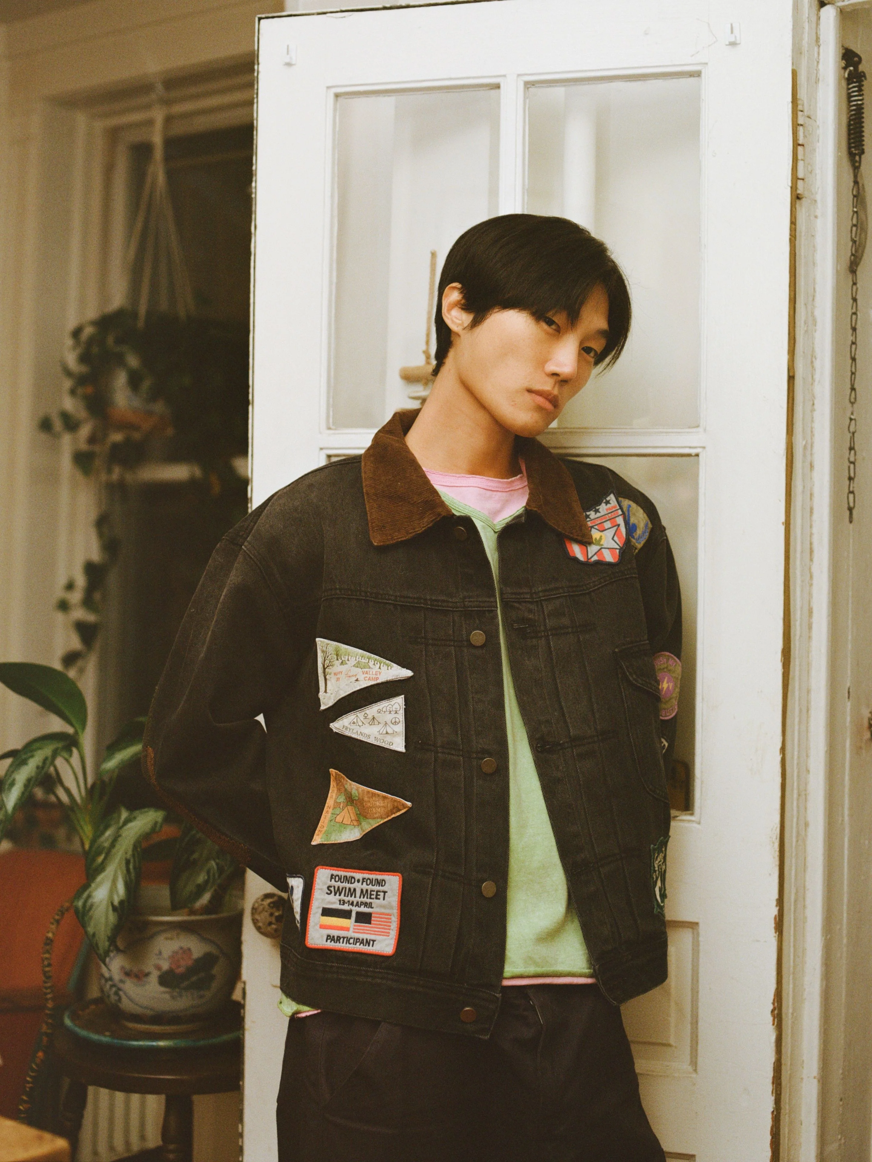 Denim Patchwork Jacket - Image 2