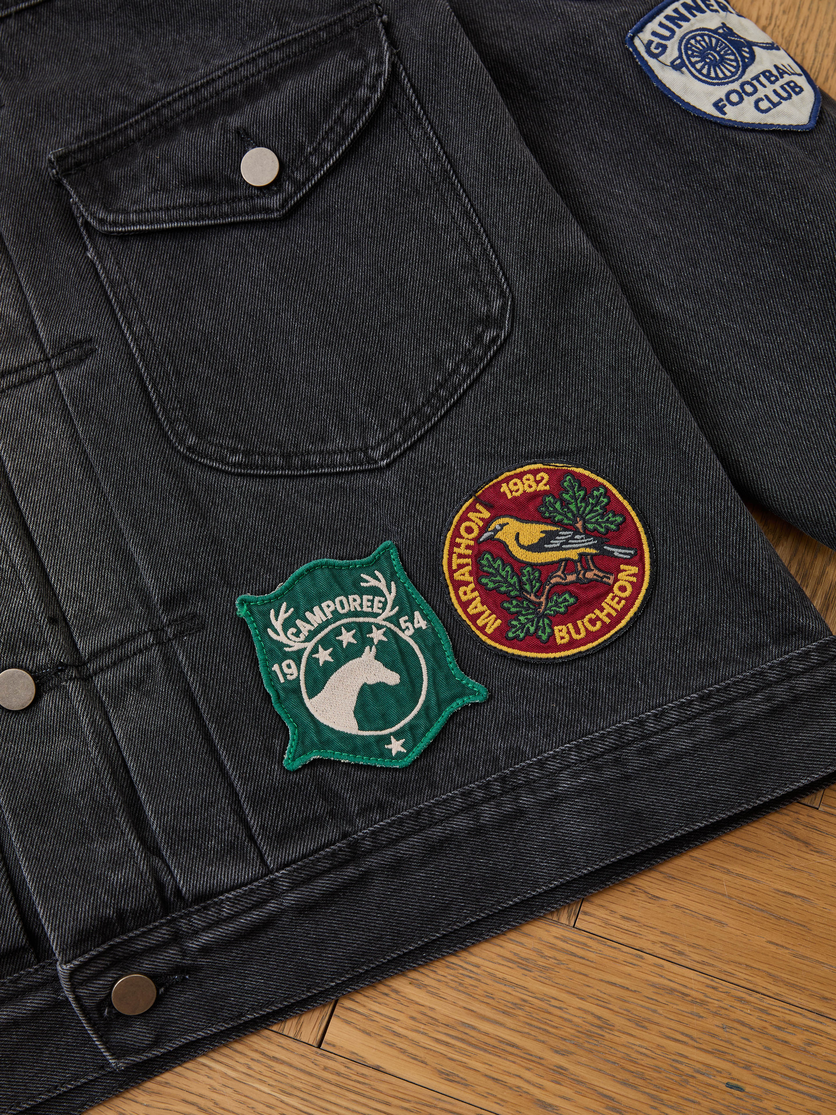Denim Patchwork Jacket - Image 20