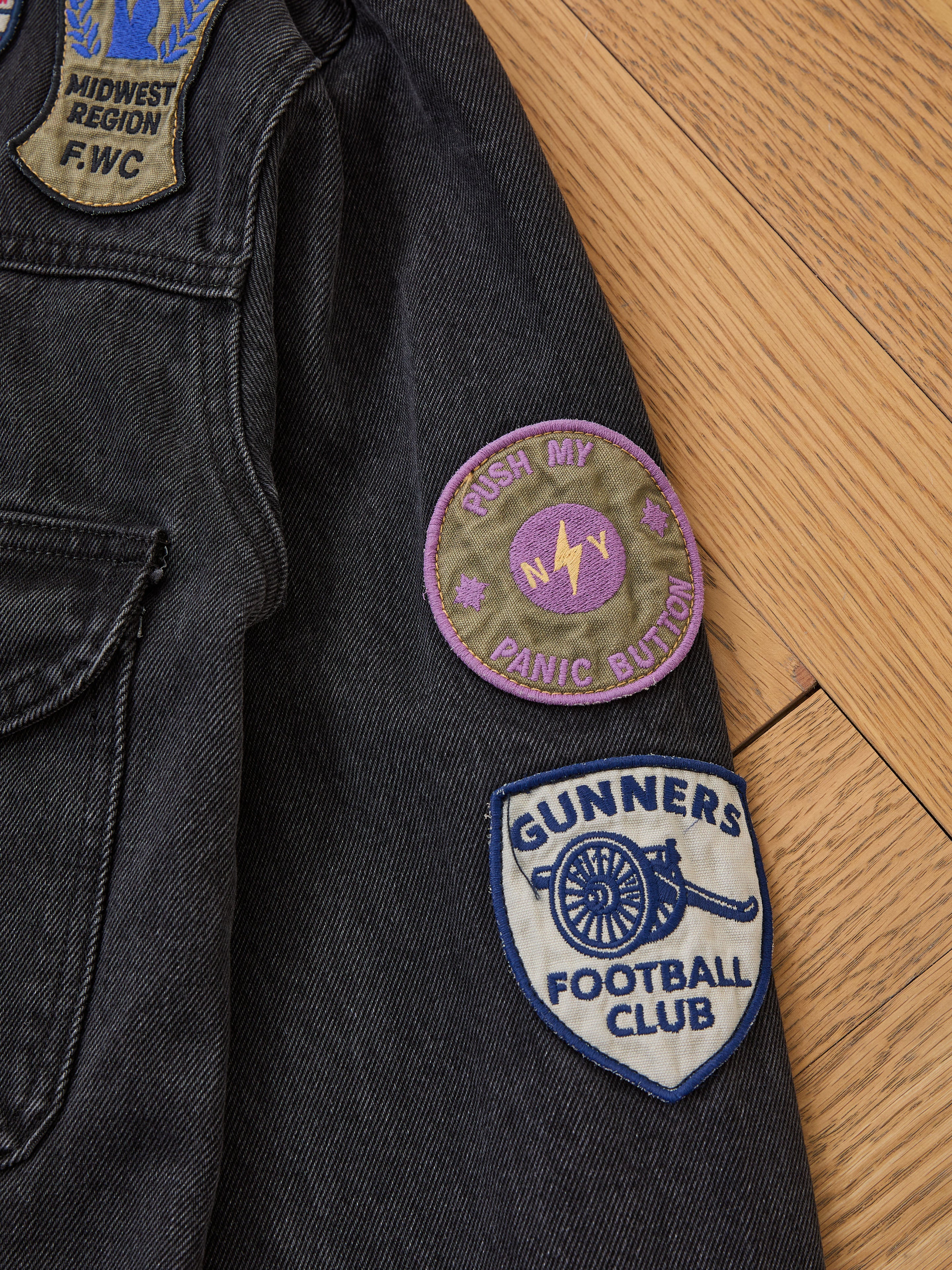 Denim Patchwork Jacket - Image 21