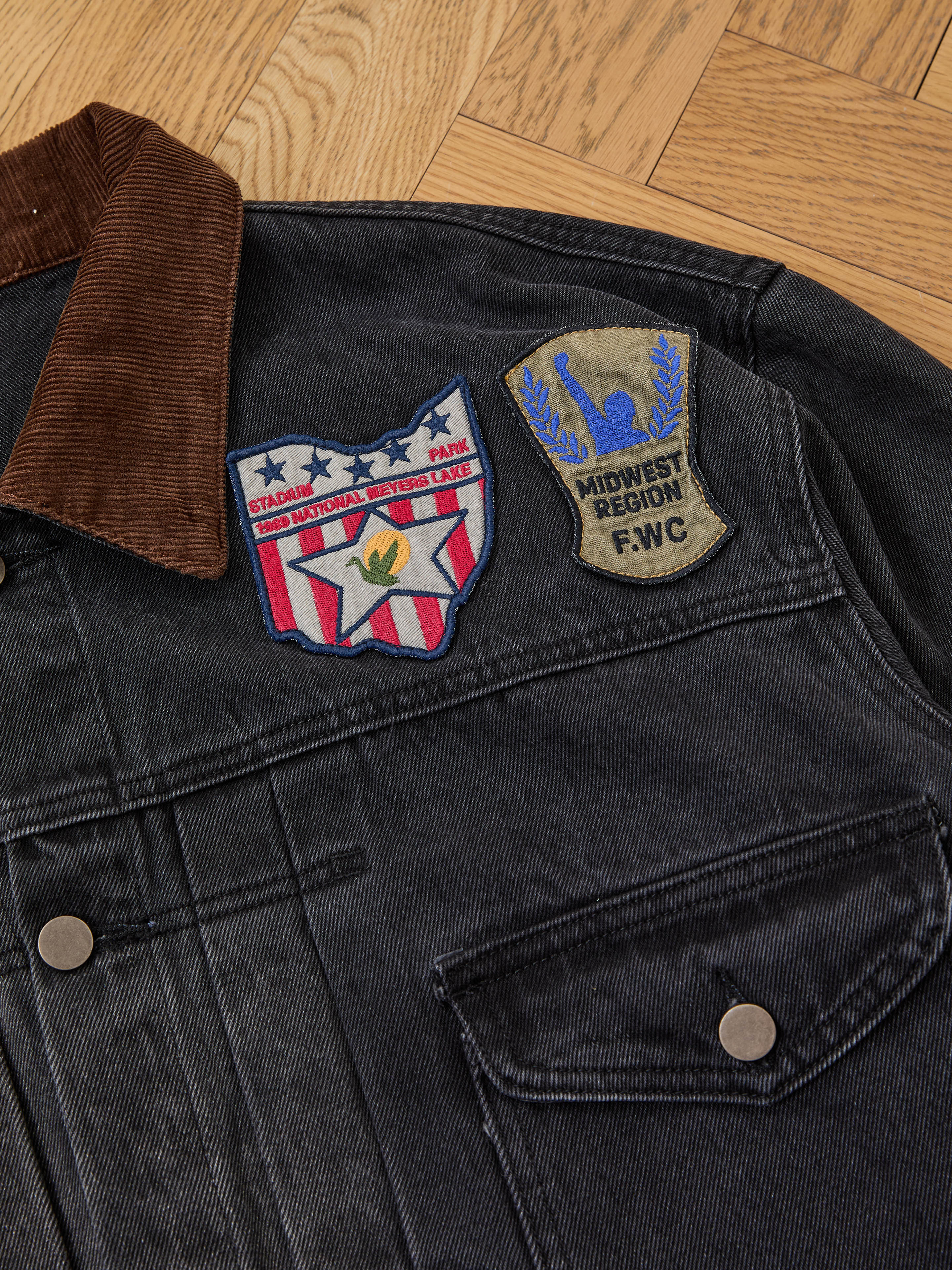 Denim Patchwork Jacket - Image 23
