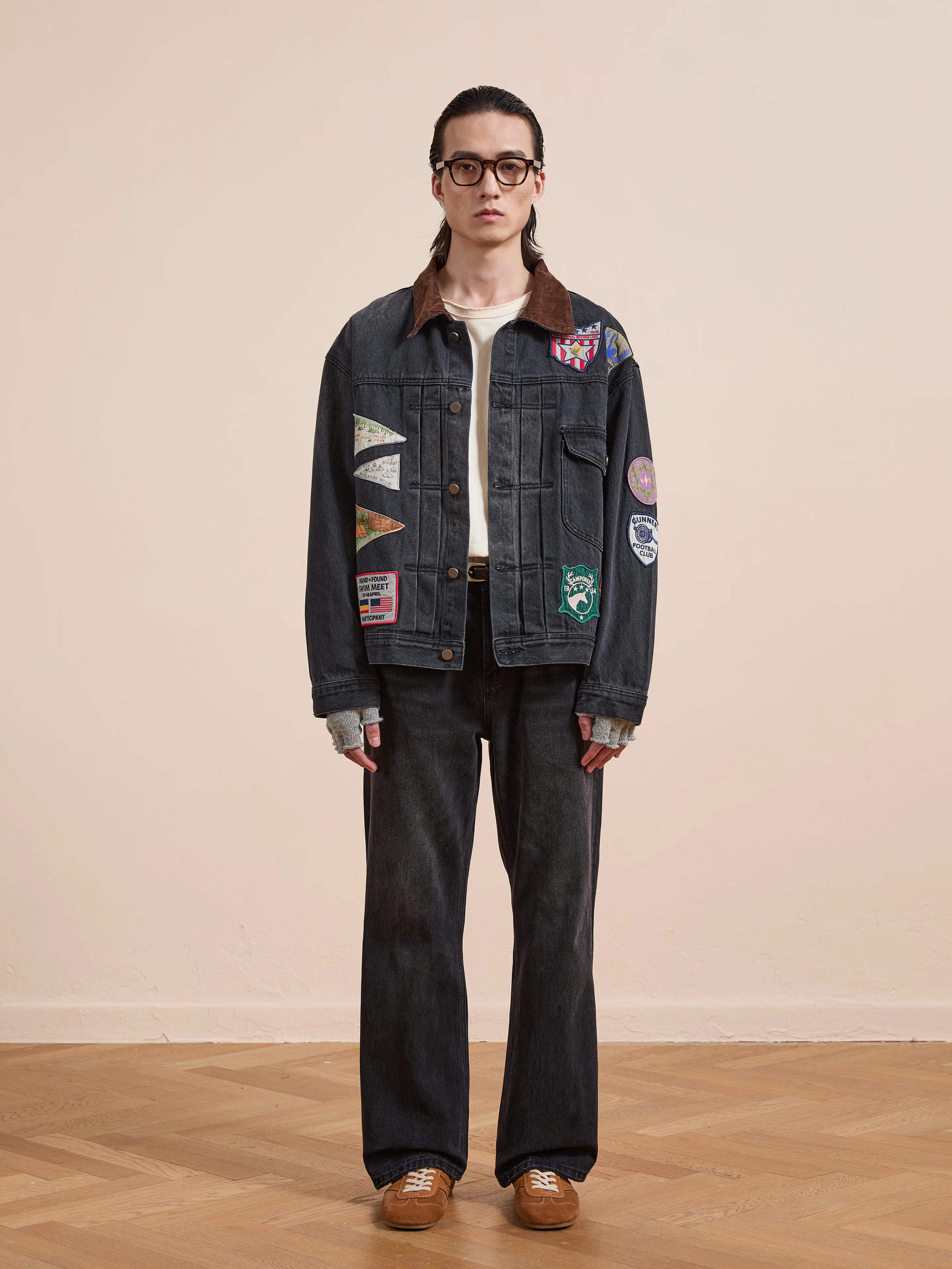 Denim Patchwork Jacket - Image 5