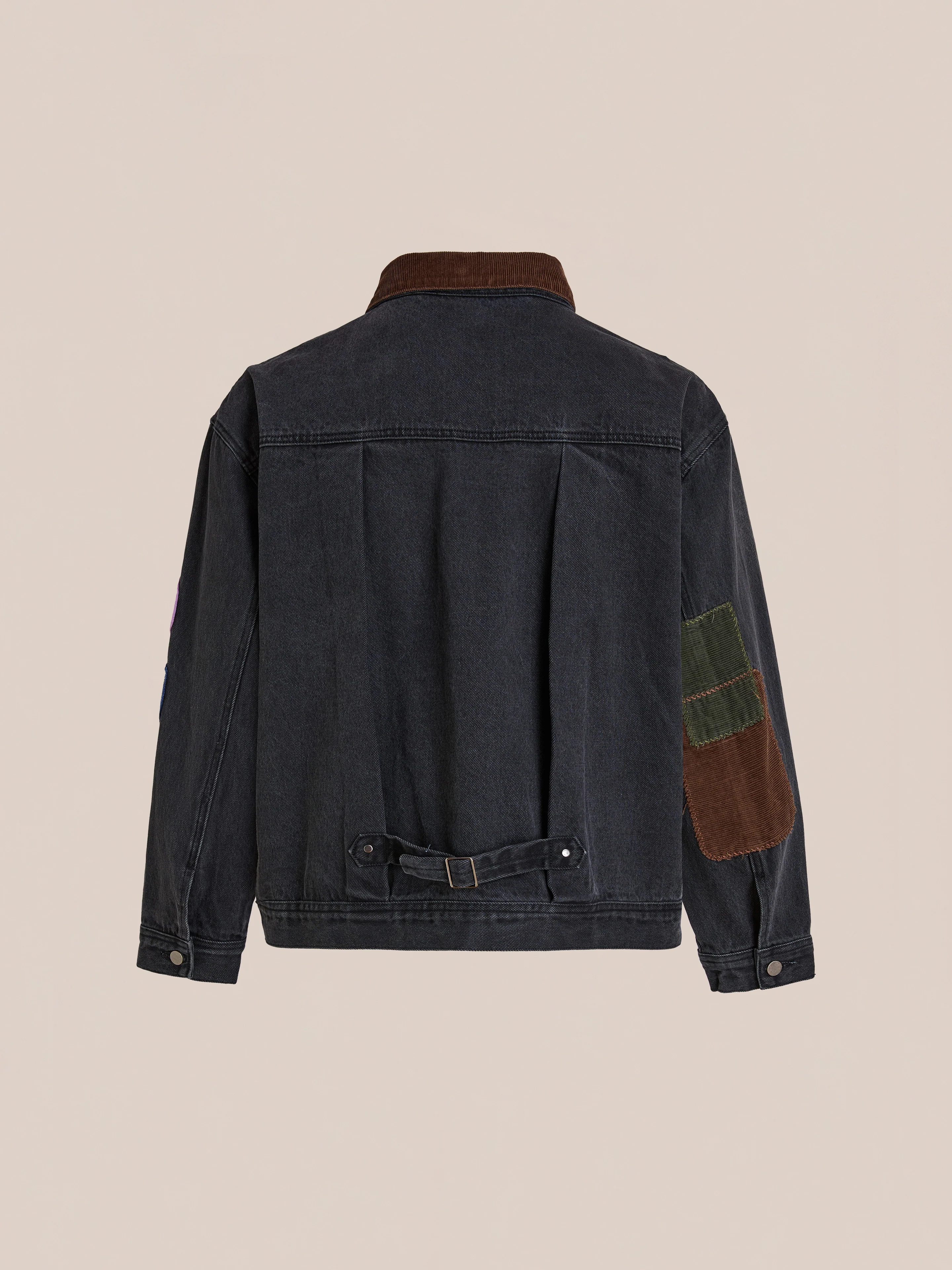 Denim Patchwork Jacket - Image 8