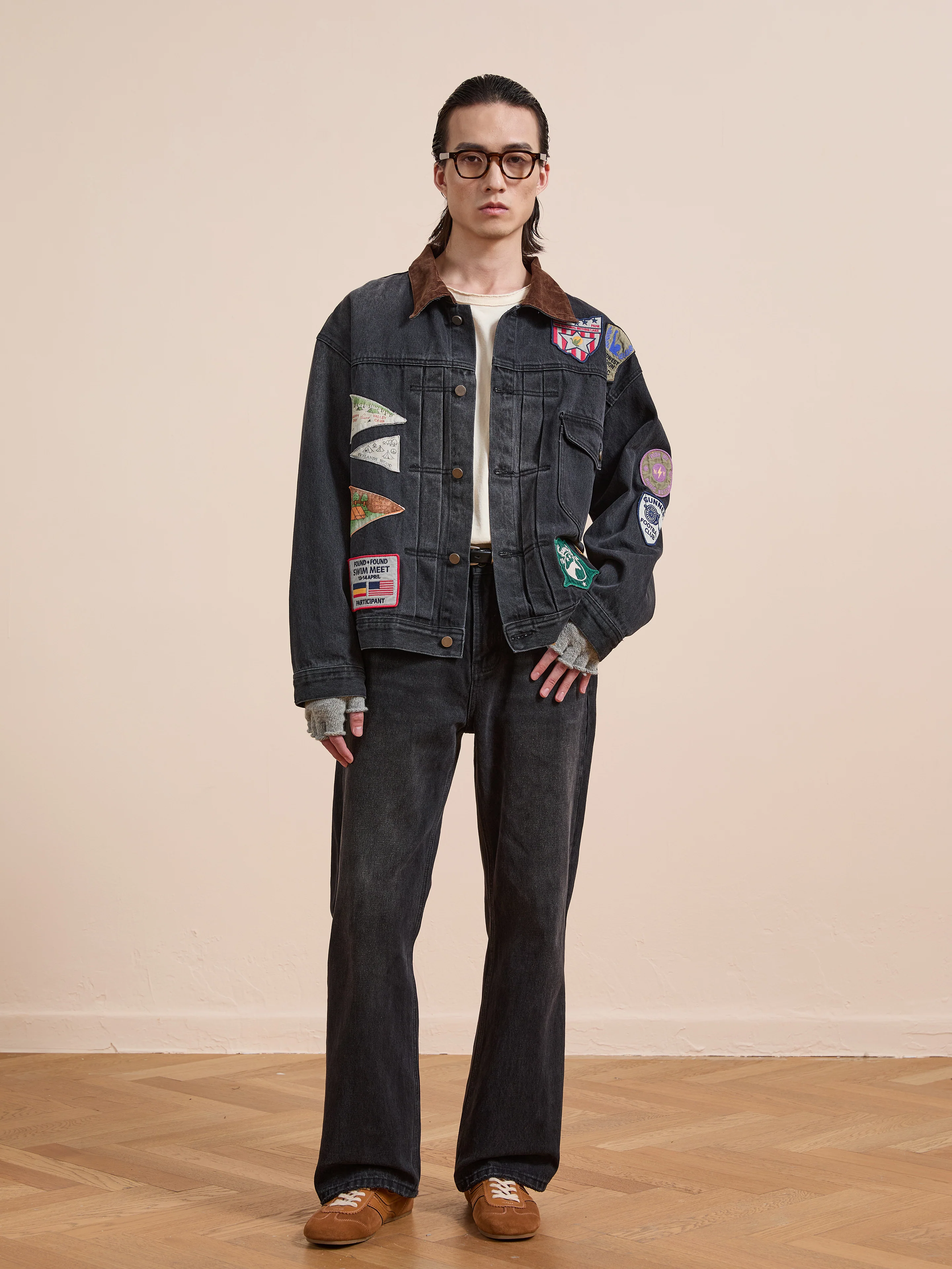 Denim Patchwork Jacket - Image 9
