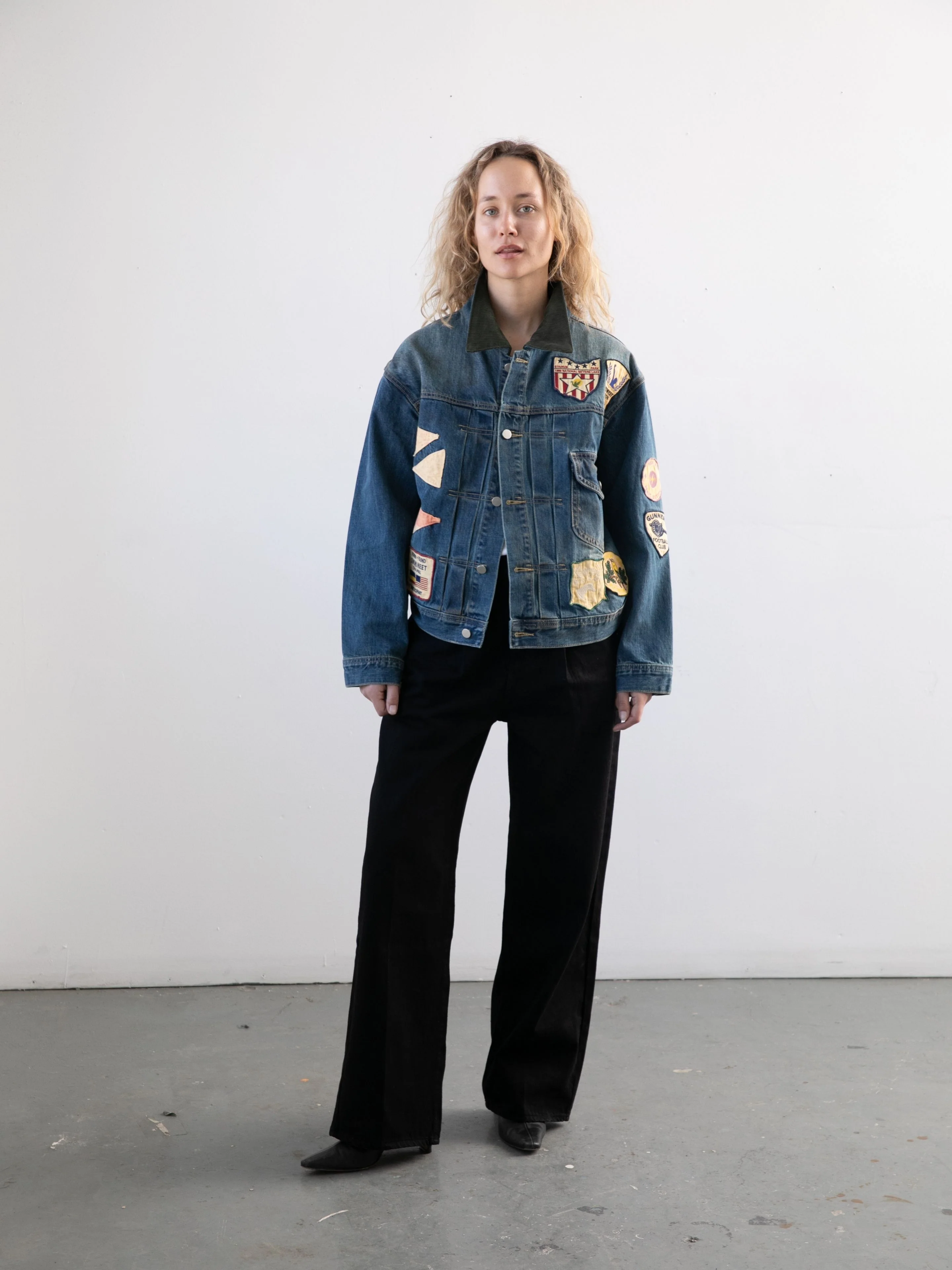 Denim Patchwork Jacket - Image 13