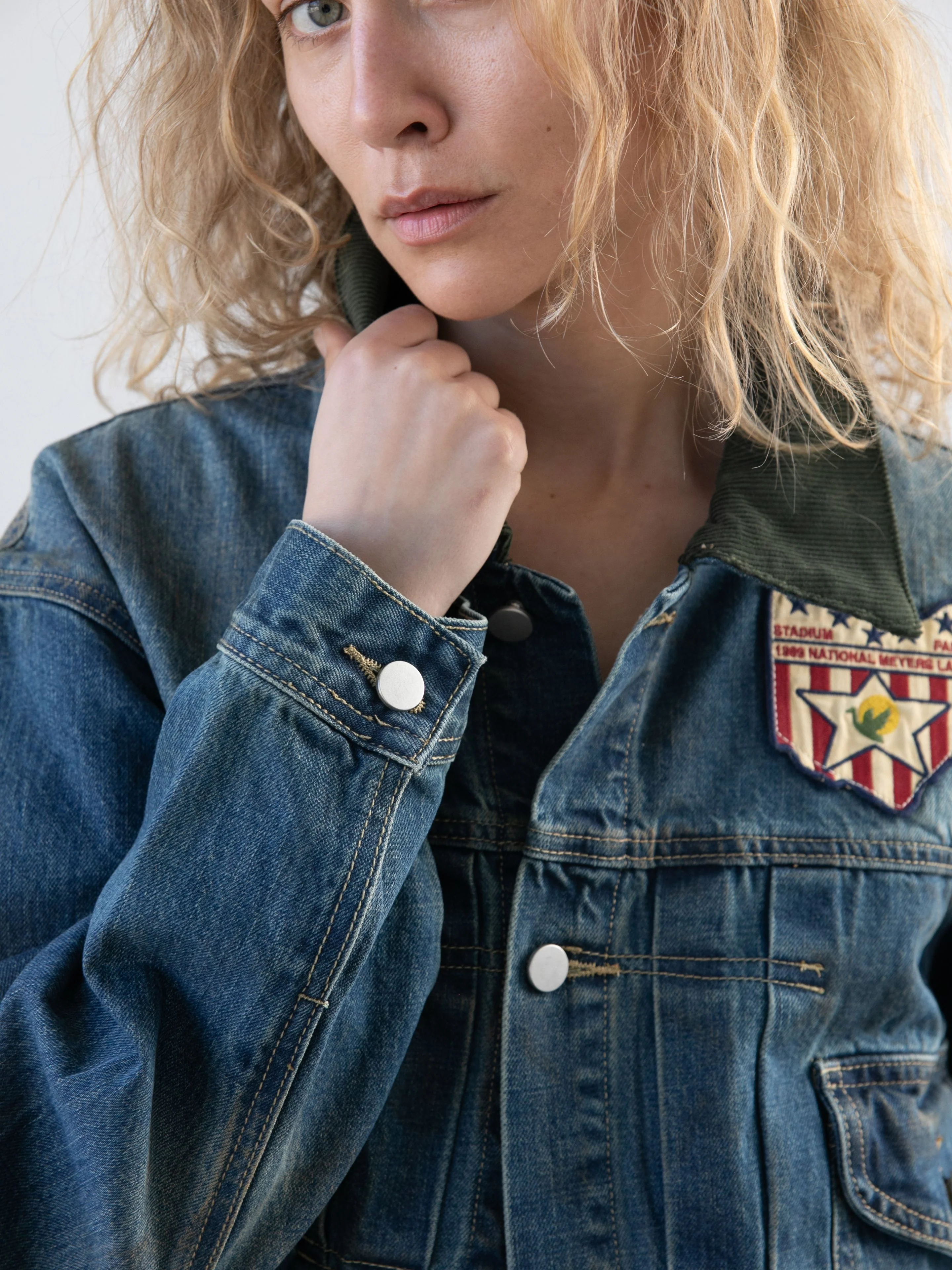 Denim Patchwork Jacket - Image 14