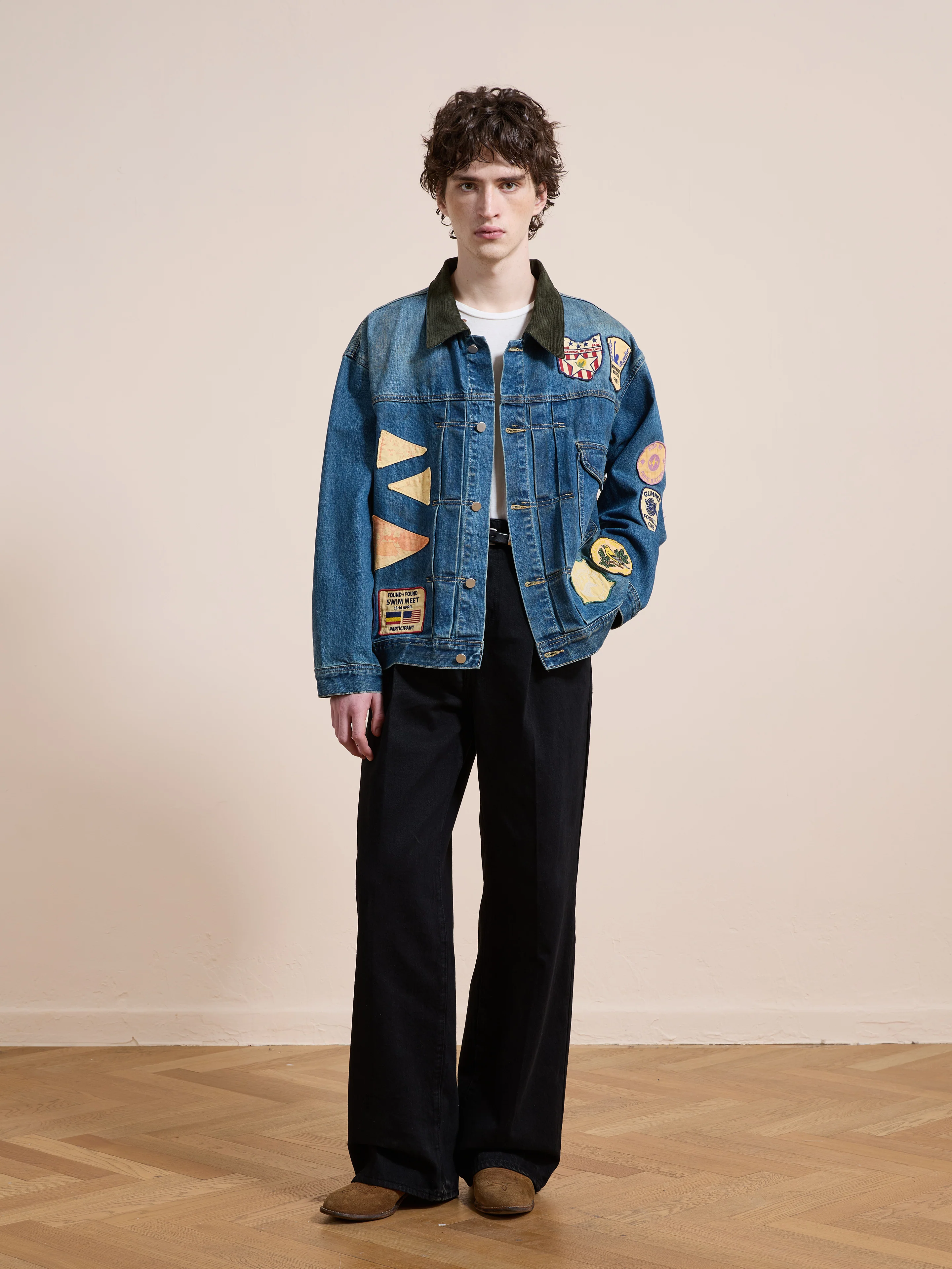 Denim Patchwork Jacket - Image 16