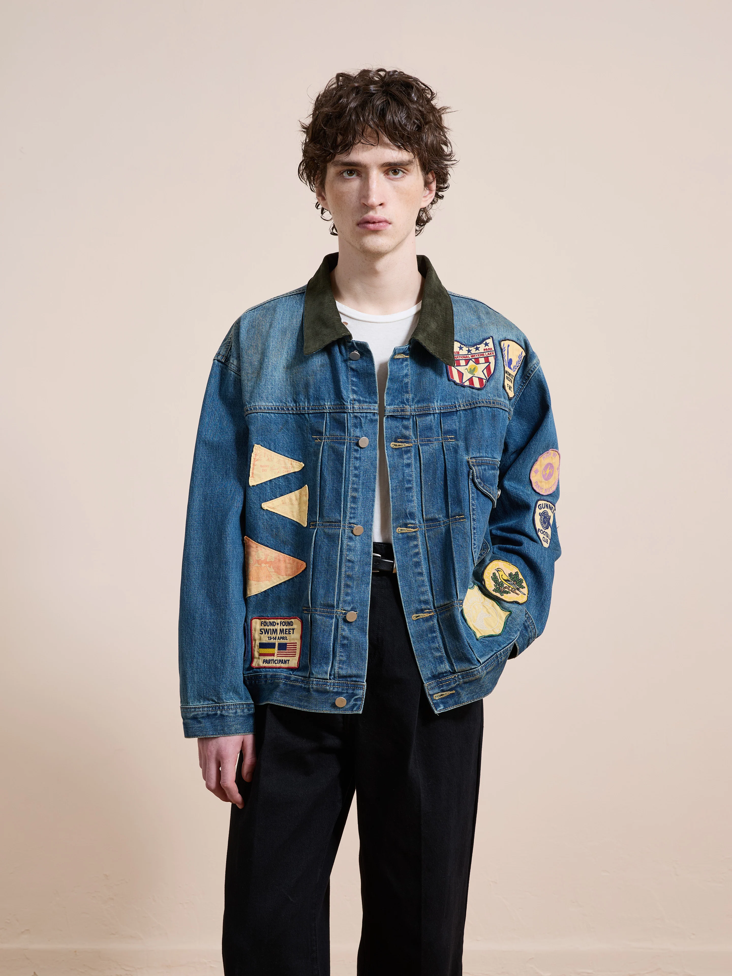 Denim Patchwork Jacket - Image 17