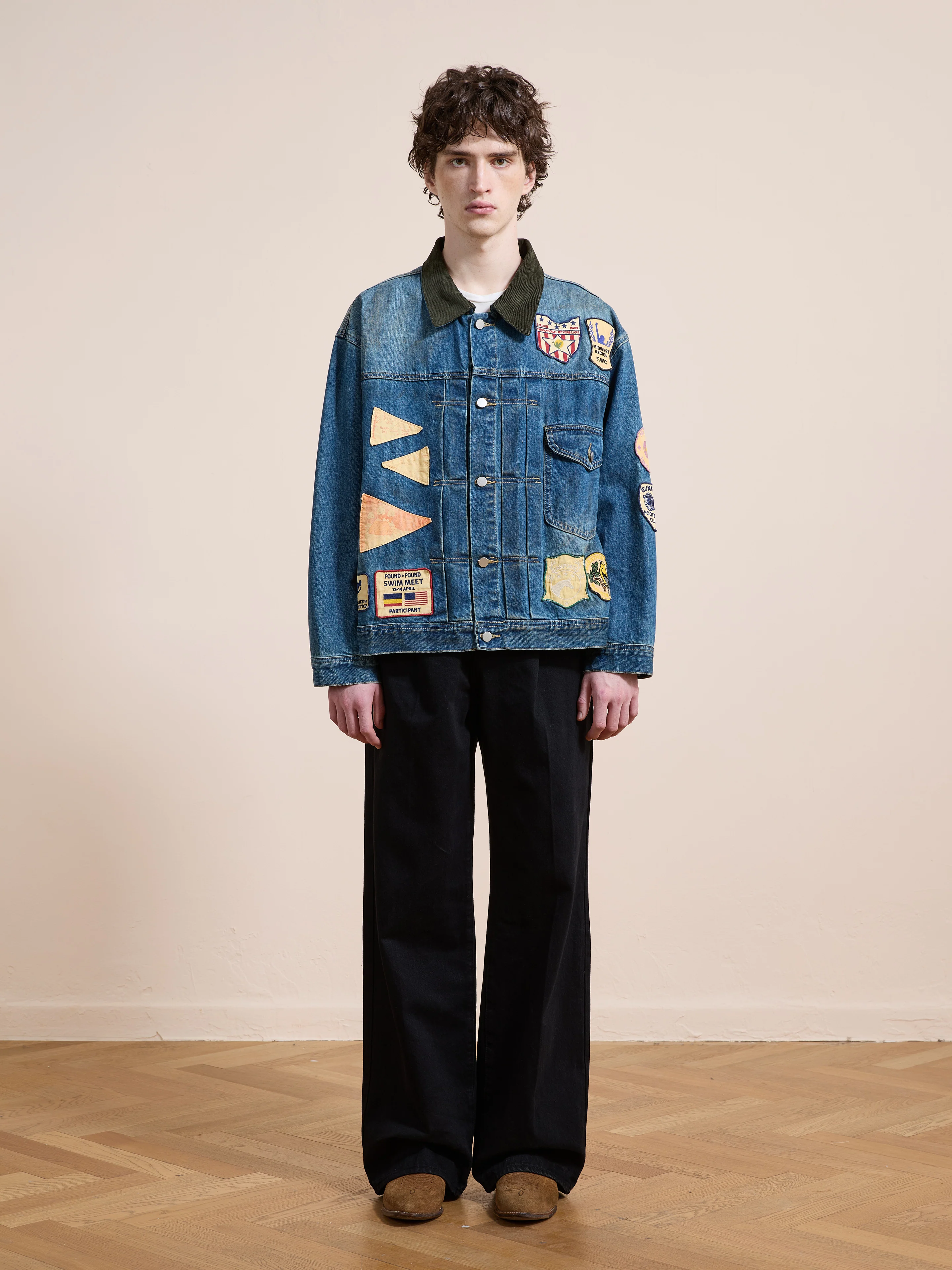 Denim Patchwork Jacket - Image 20
