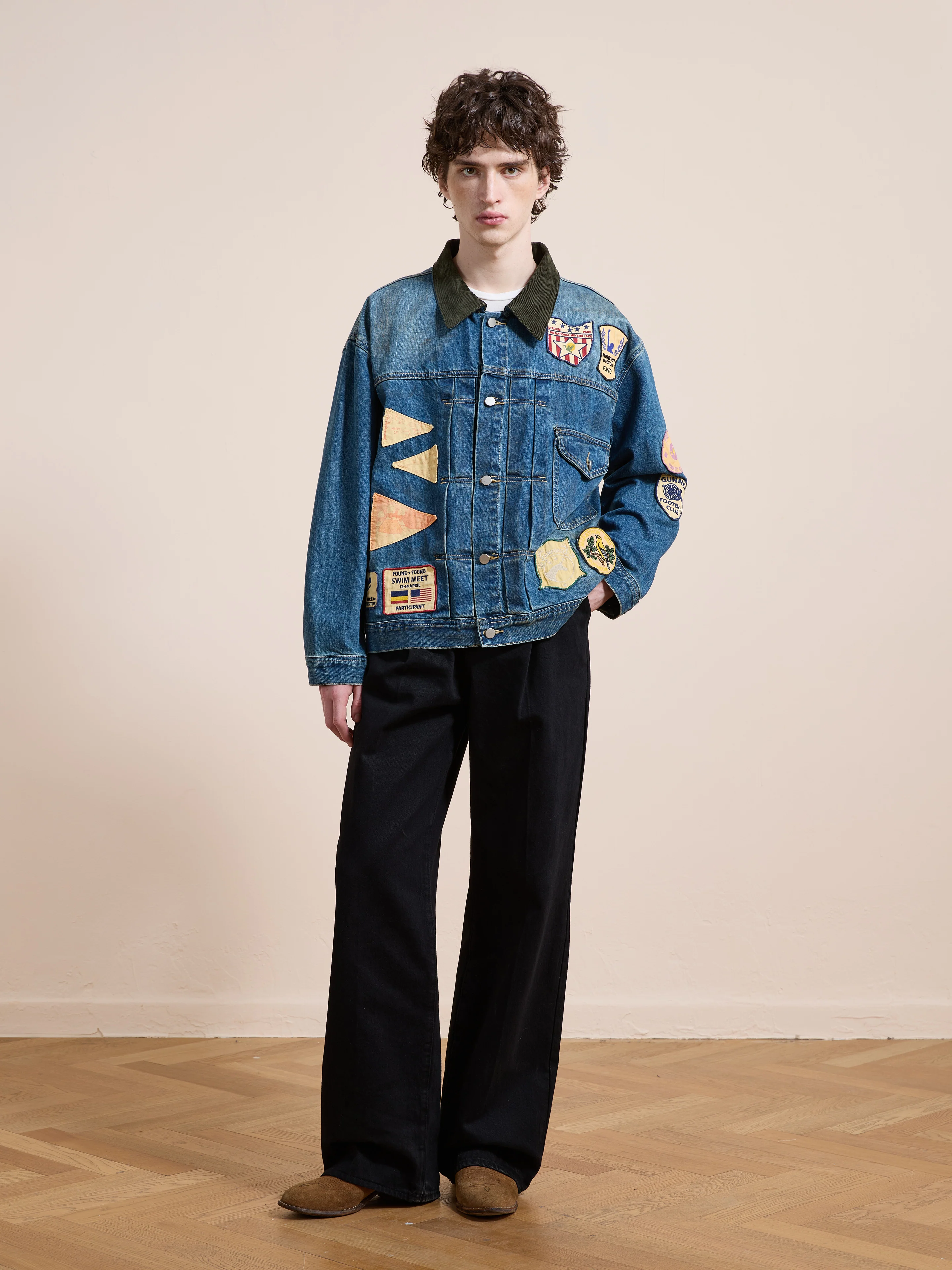 Denim Patchwork Jacket - Image 21