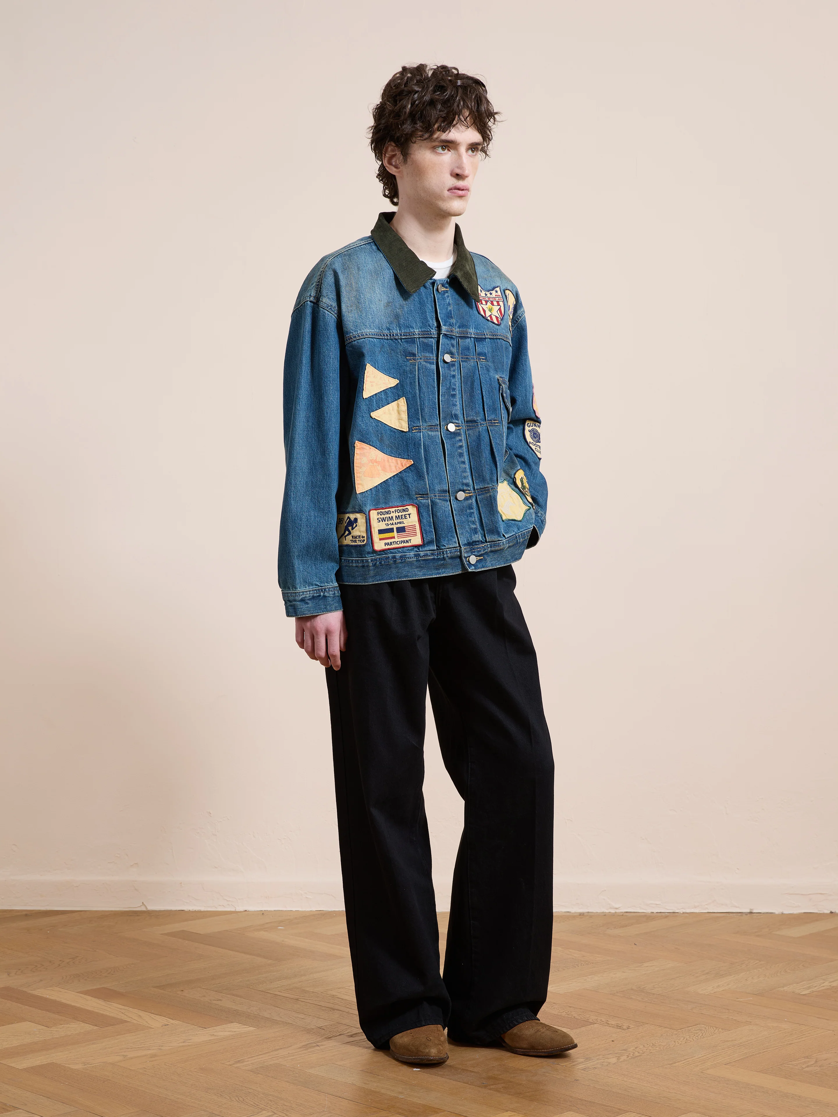 Denim Patchwork Jacket - Image 22